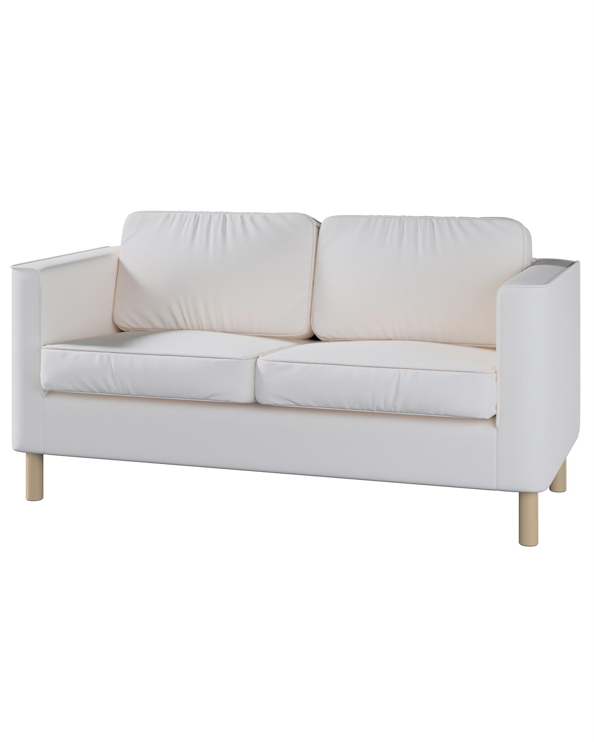 Bezug für Pärup 2-Sitzer Sofa Farbe beige Stoff strukturiert