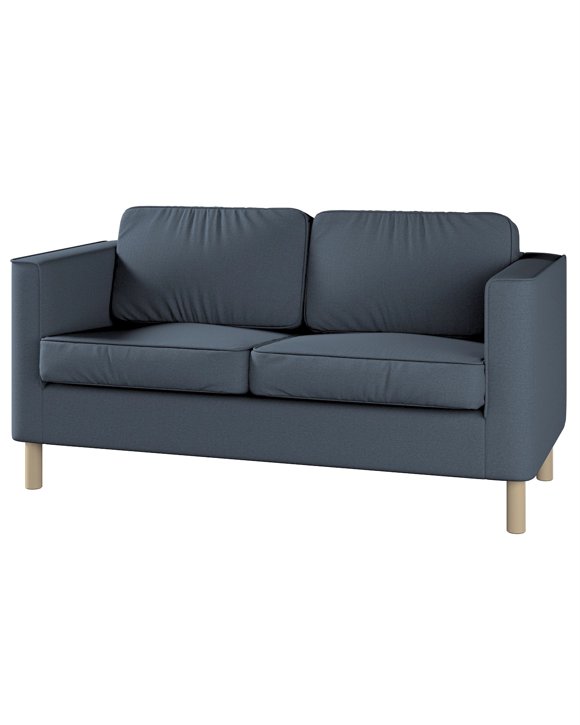 Bezug für Pärup 2-Sitzer Sofa Farbe blau Stoff strukturiert