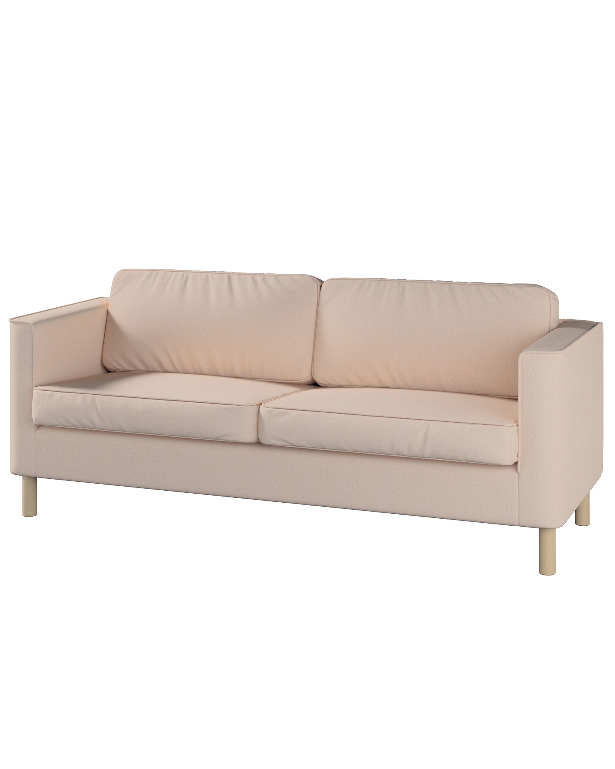 Bezug für Pärup 3-Sitzer Sofa Farbe beige Stoff strukturiert