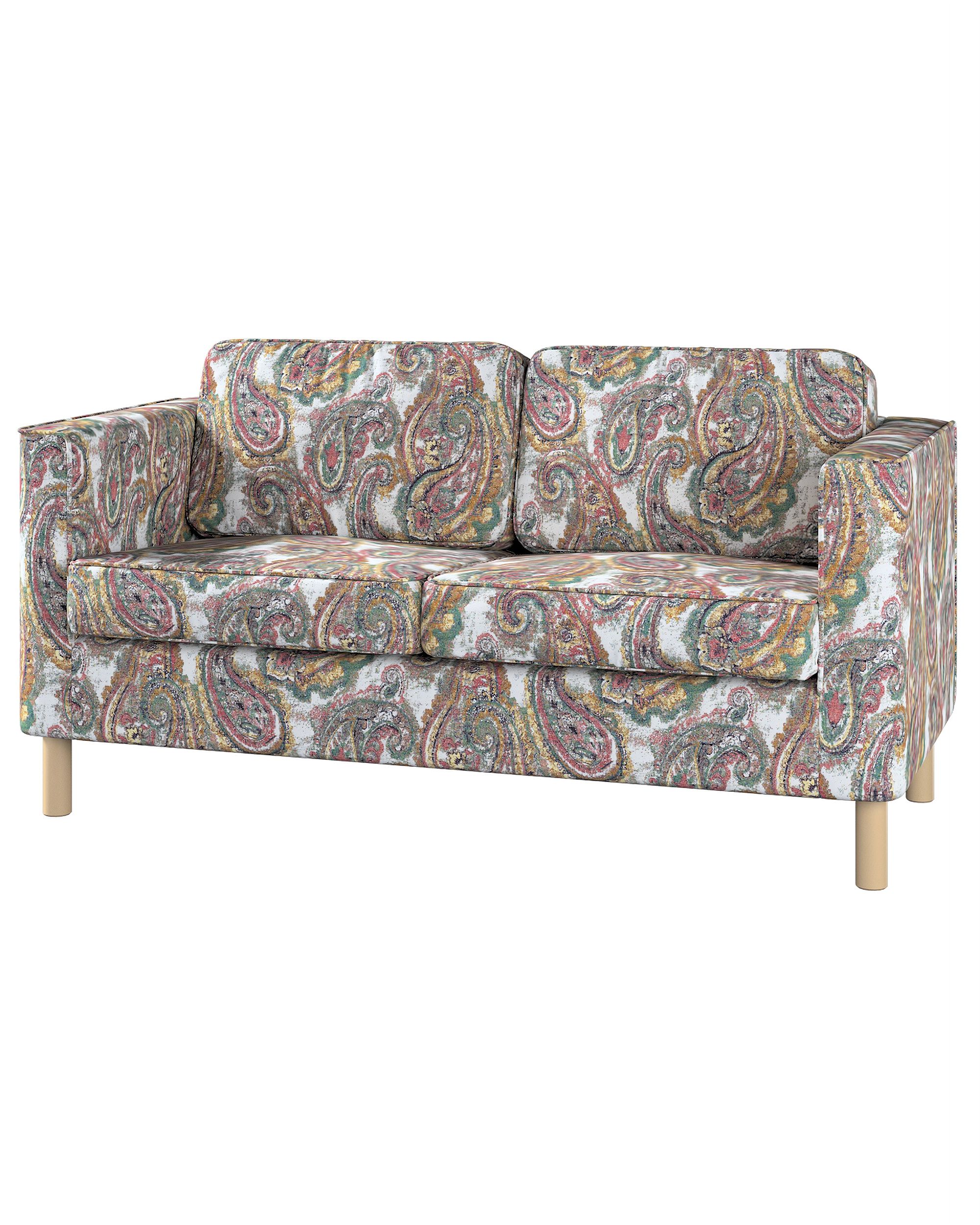 Bezug für Pärup 3-Sitzer Sofa Farbe bunt Stoff strukturiert, gemustert