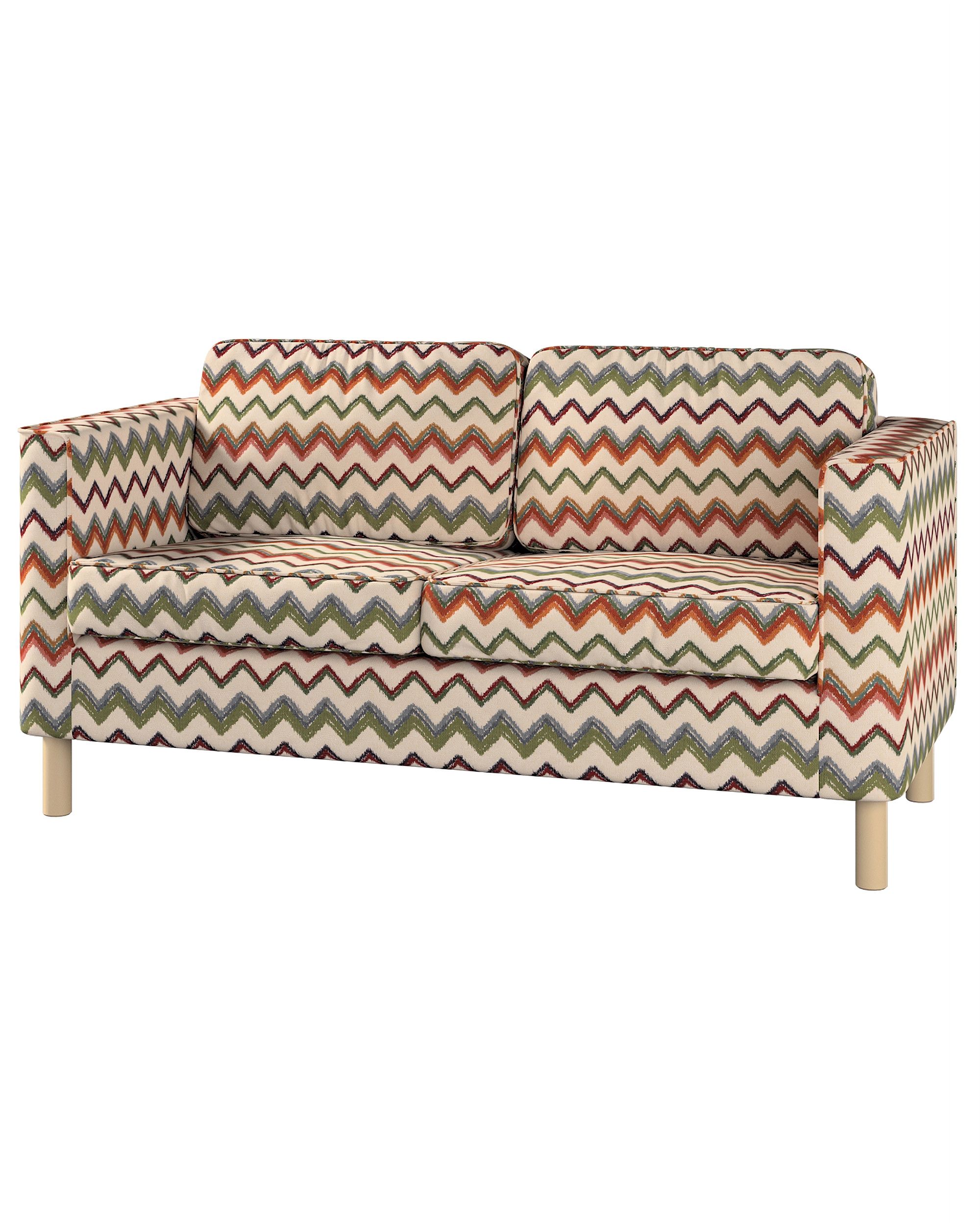Bezug für Pärup 3-Sitzer Sofa Farbe bunt Stoff strukturiert, gemustert