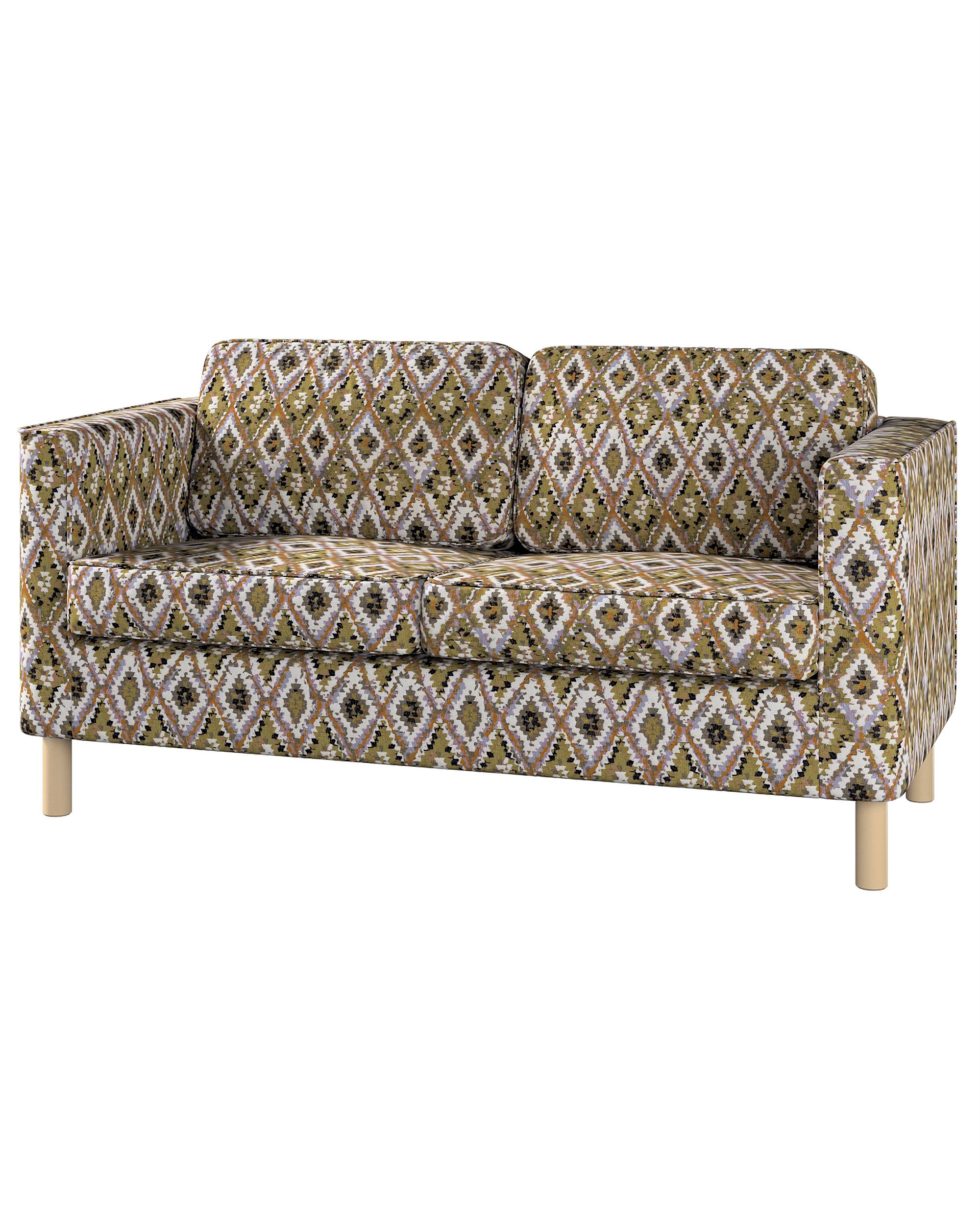 Bezug für Pärup 3-Sitzer Sofa Farbe bunt Stoff strukturiert, gemustert