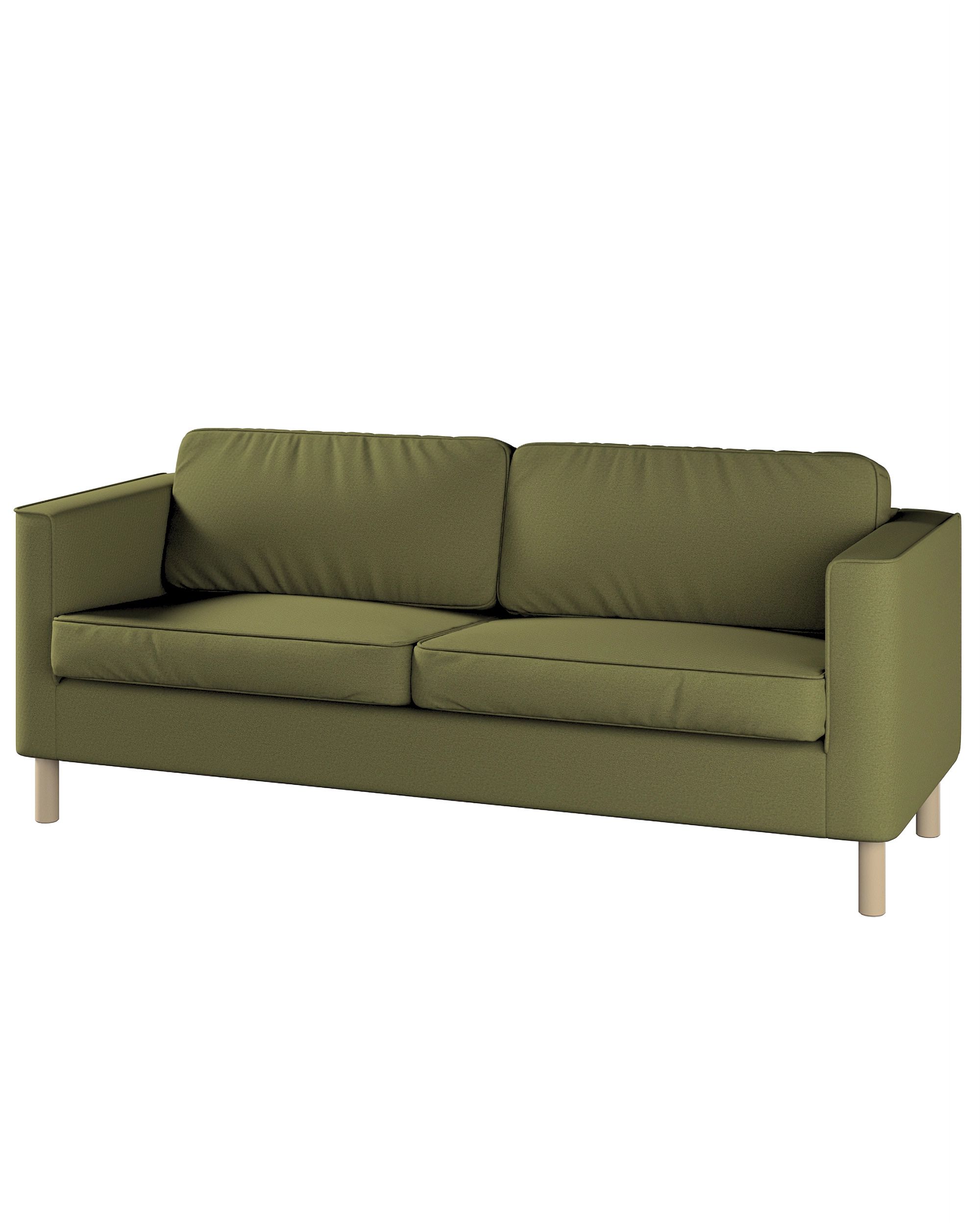 Bezug für Pärup 3-Sitzer Sofa Farbe grün Stoff strukturiert
