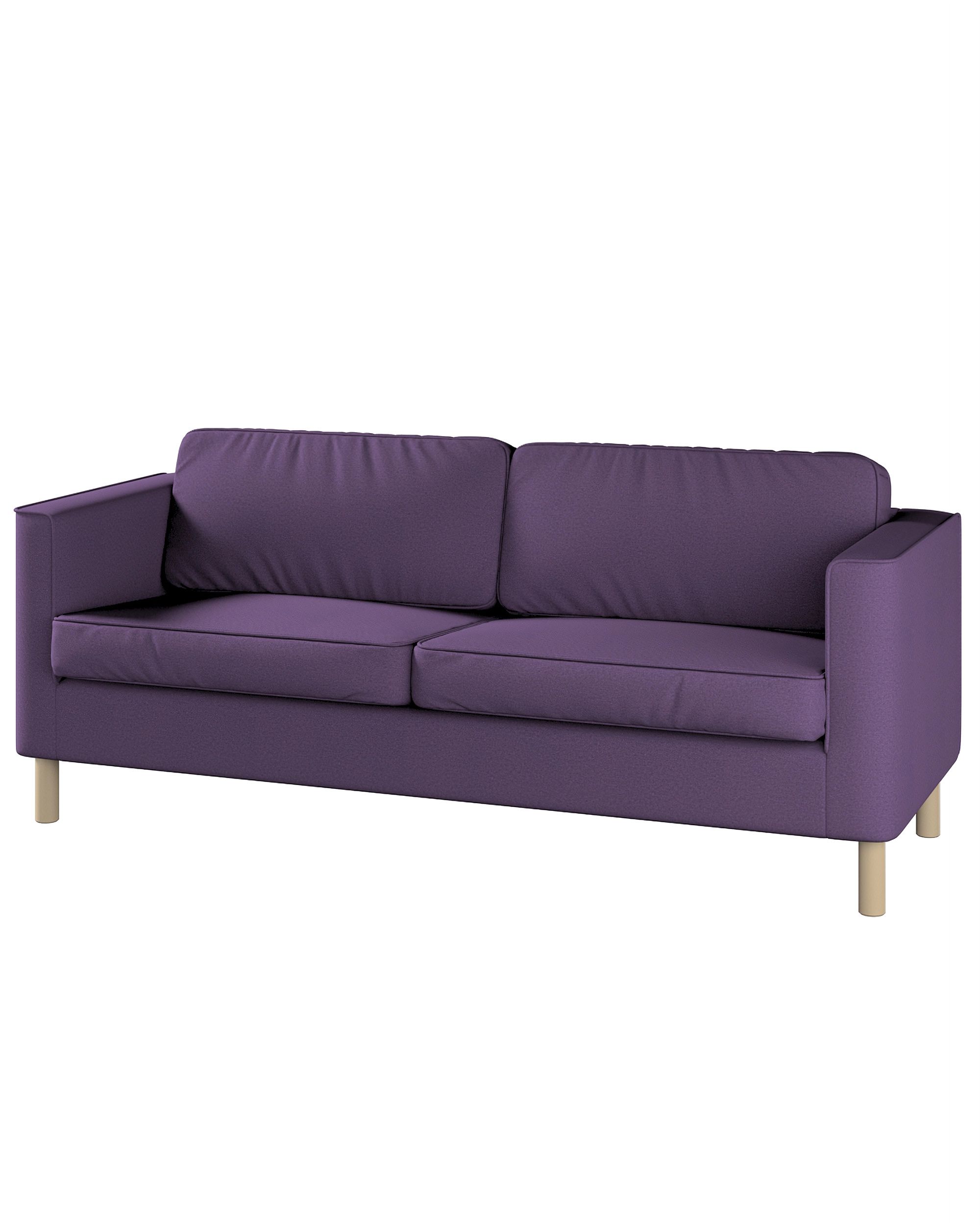 Bezug für Pärup 3-Sitzer Sofa Farbe violett Stoff strukturiert