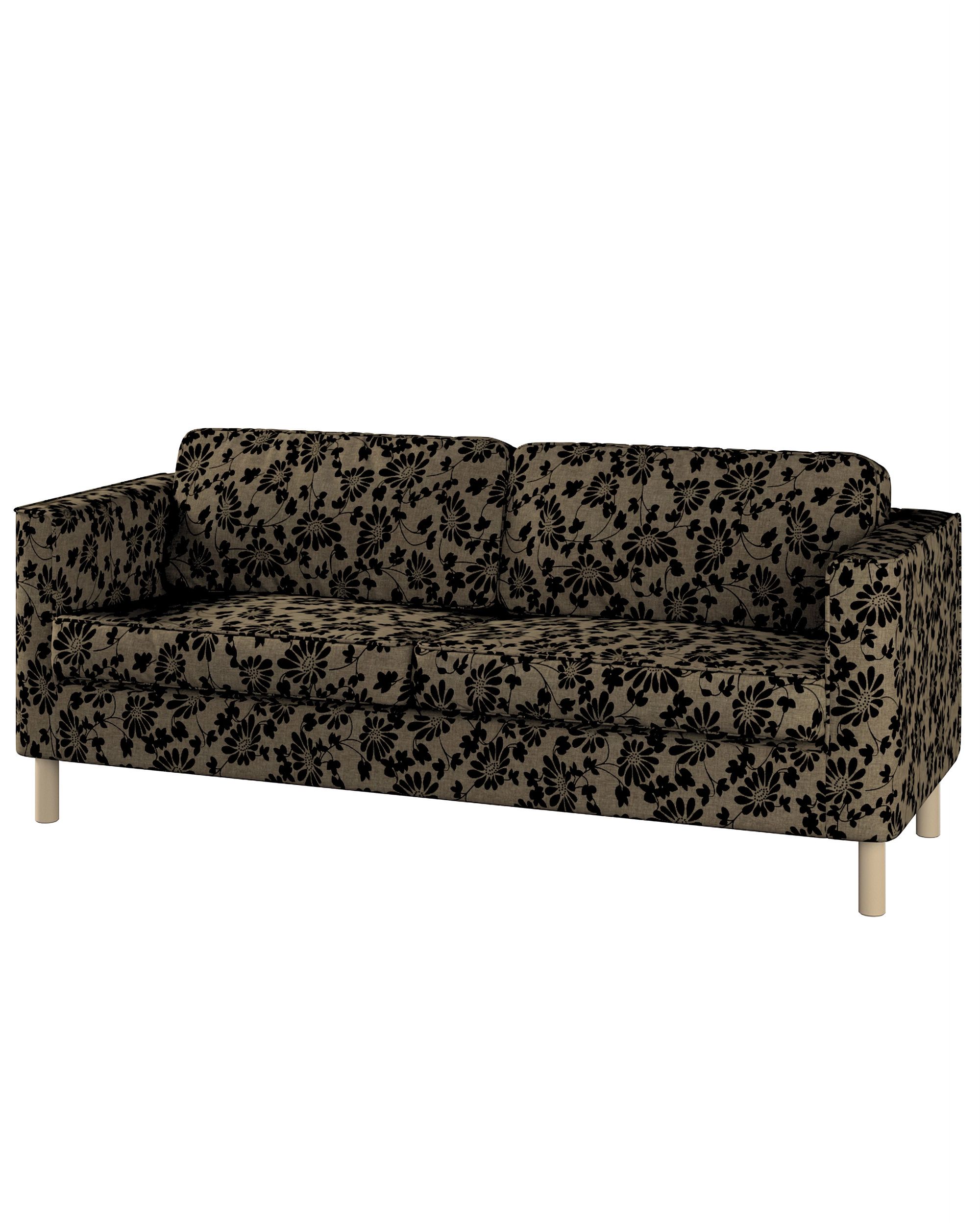 Bezug für Pärup 3-Sitzer Sofa Farbe beige Stoff strukturiert, gemustert
