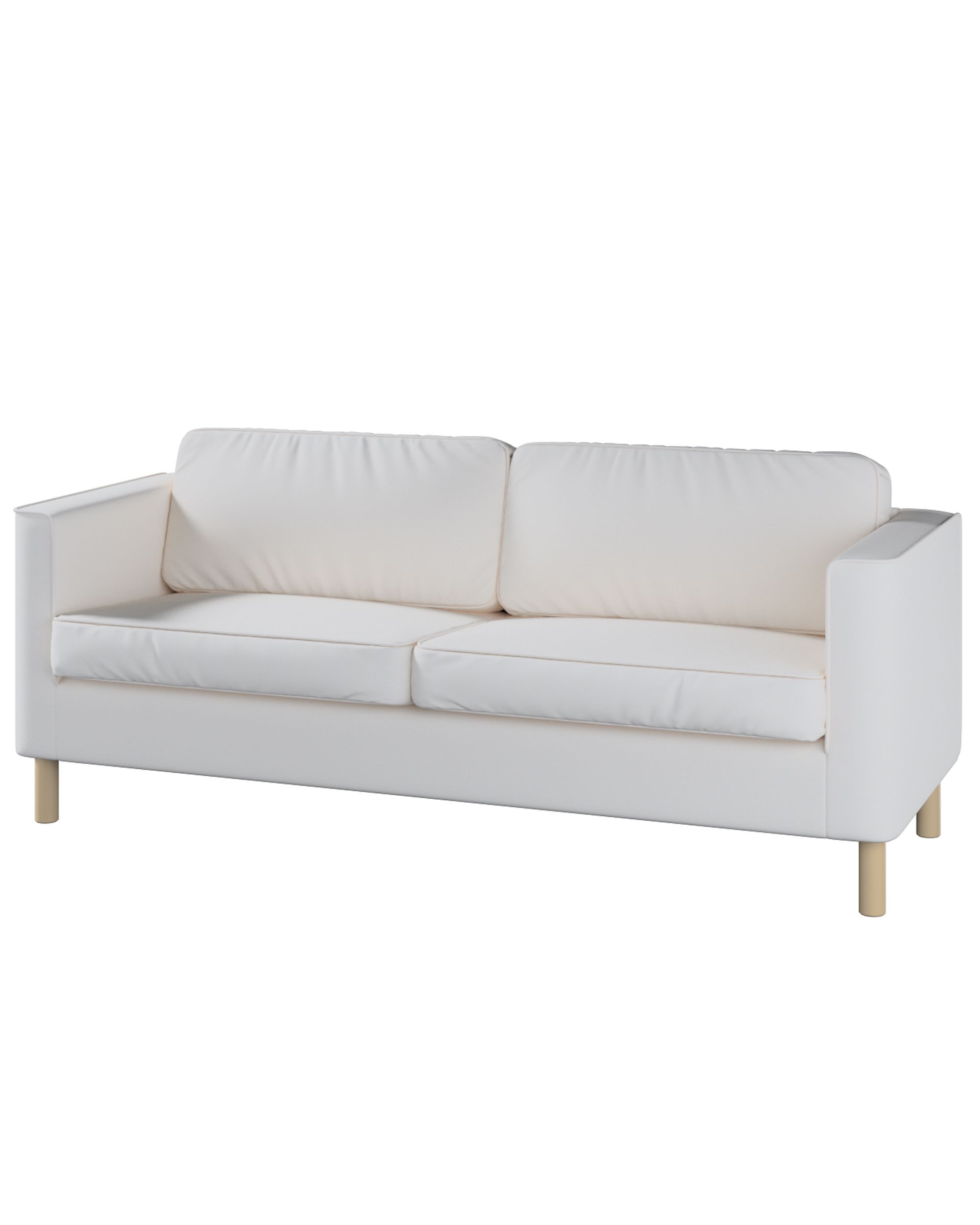 Bezug für Pärup 3-Sitzer Sofa Farbe grau