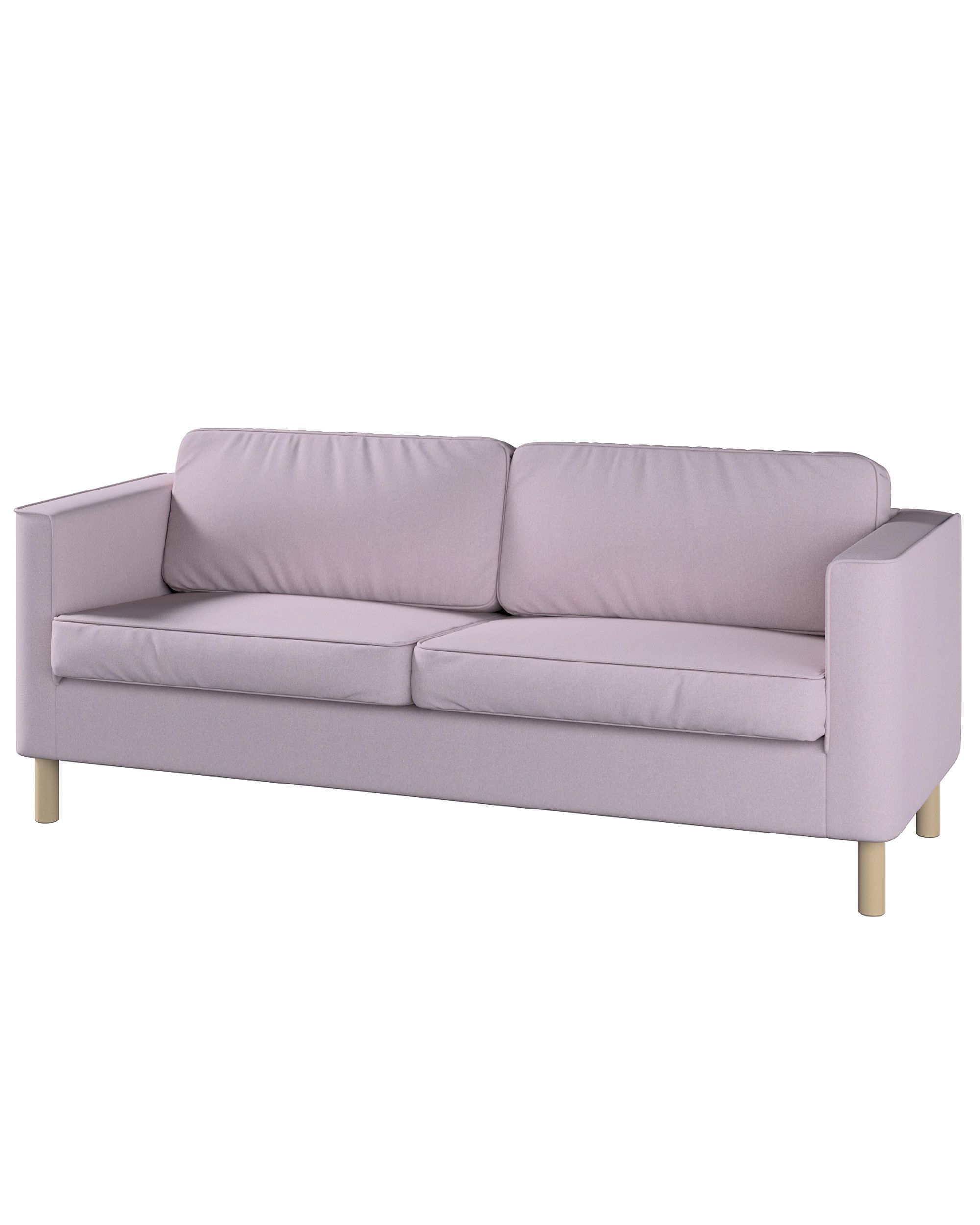 Bezug für Pärup 3-Sitzer Sofa Farbe rosa Stoff strukturiert