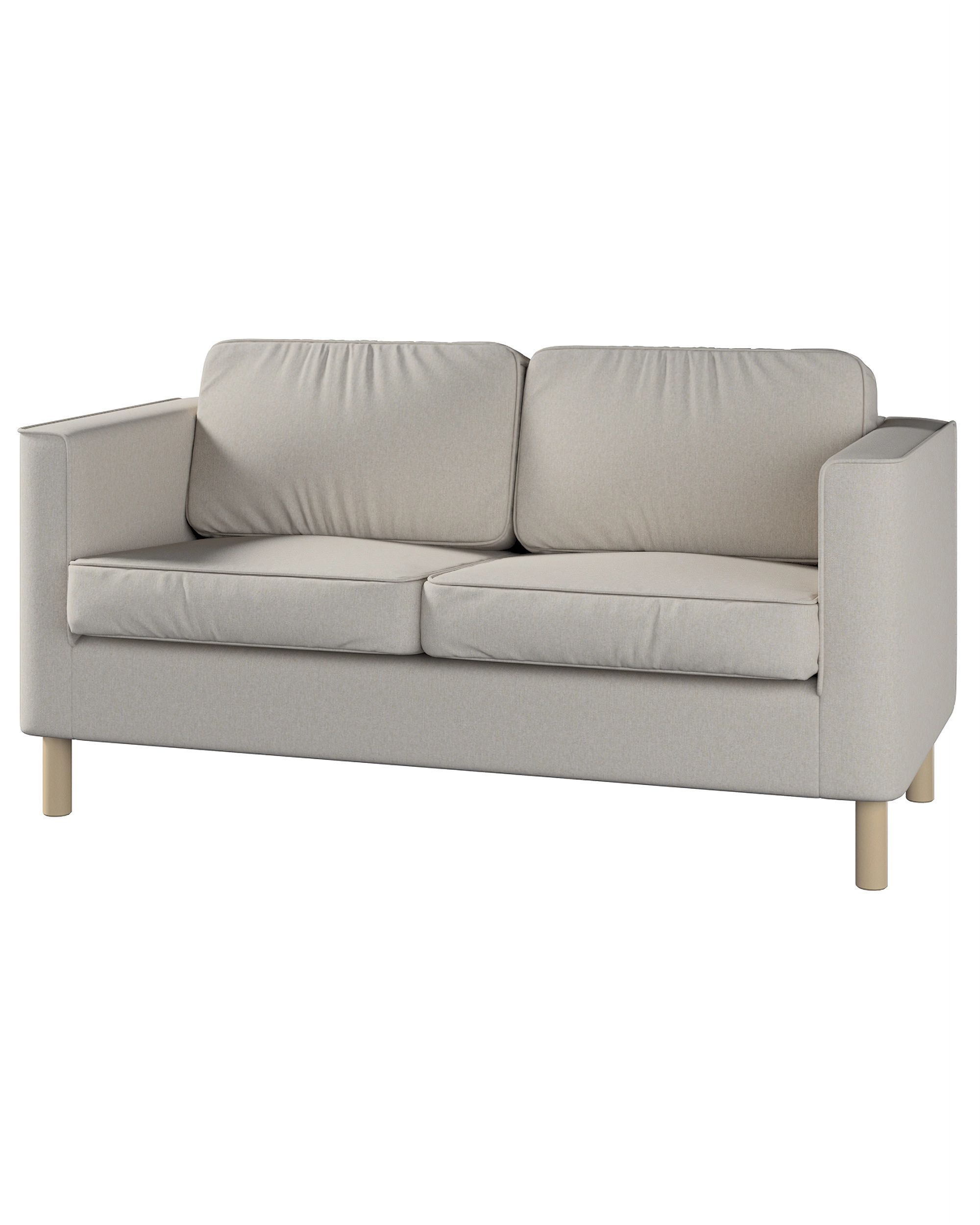 Bezug für Pärup 3-Sitzer Sofa Farbe beige Stoff strukturiert
