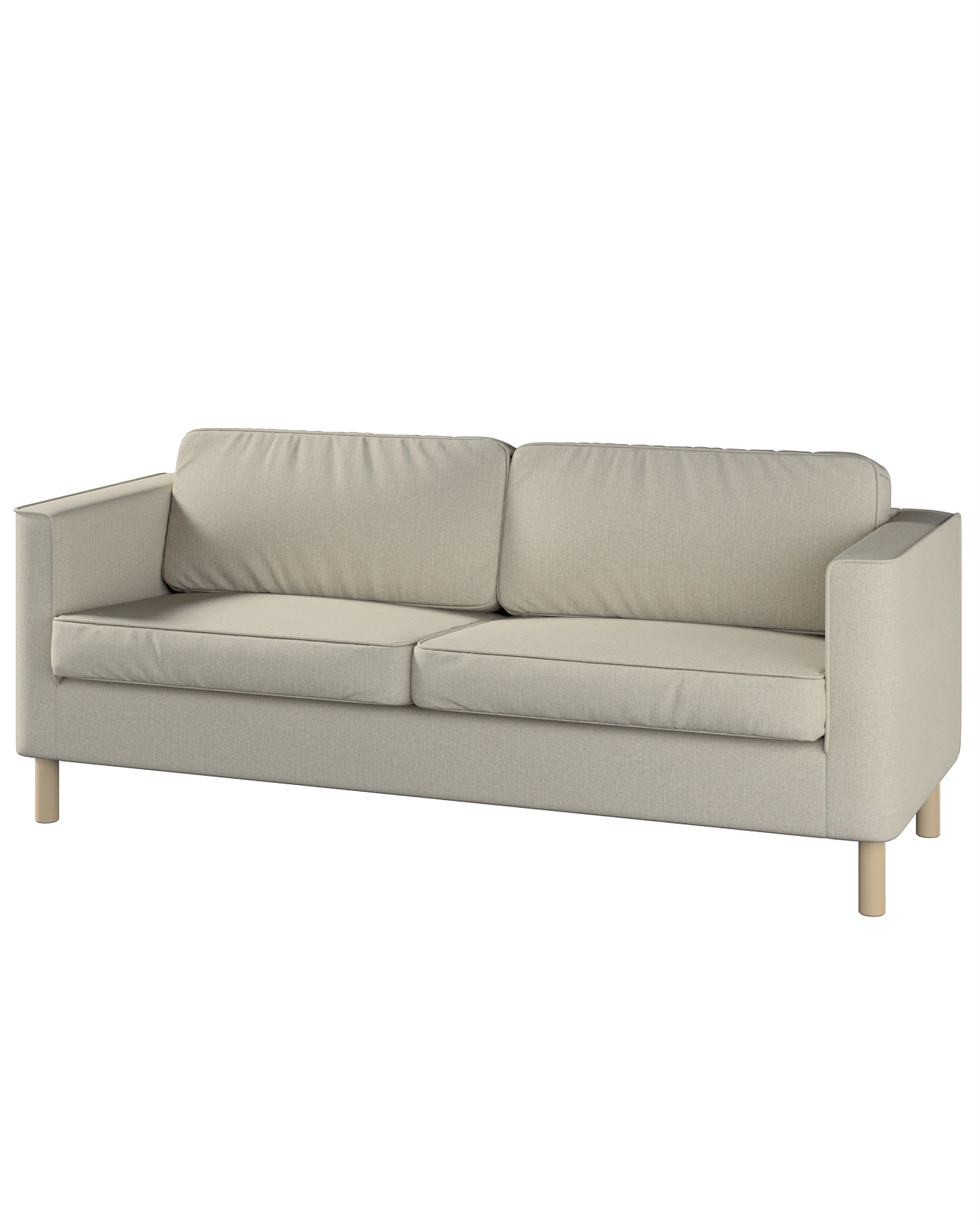 Bezug für Pärup 3-Sitzer Sofa Farbe beige Stoff strukturiert