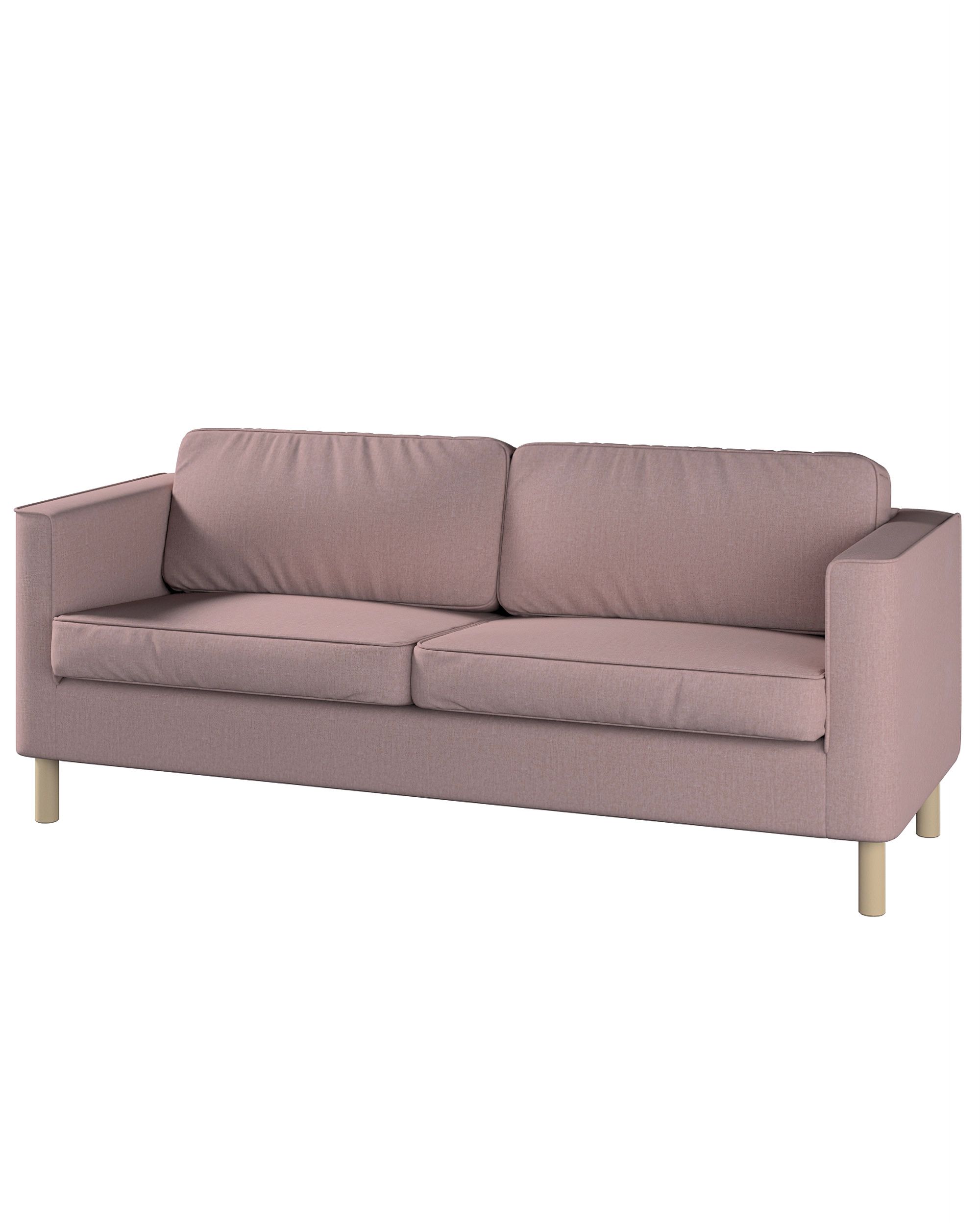 Bezug für Pärup 3-Sitzer Sofa Farbe rosa Stoff strukturiert