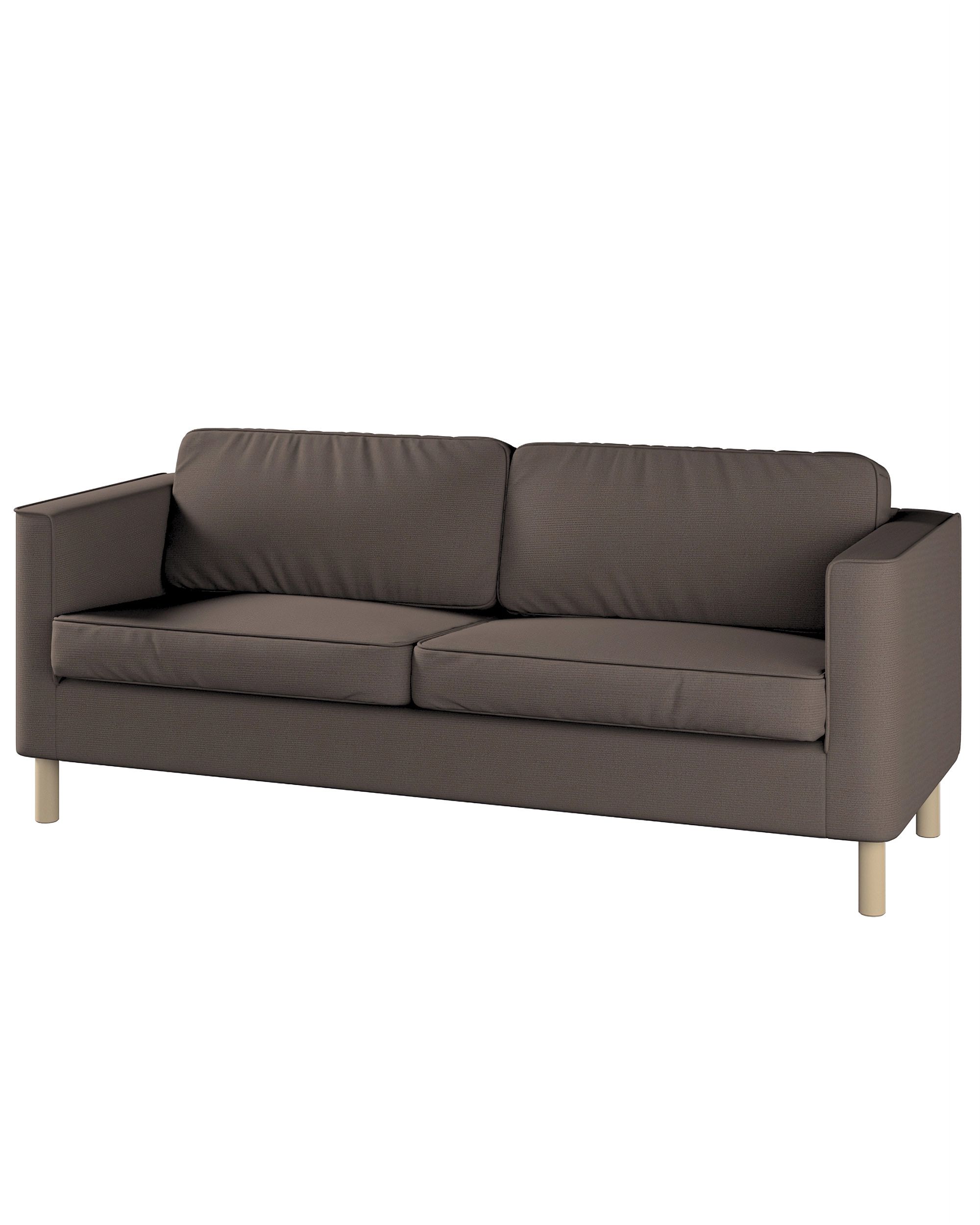 Bezug für Pärup 3-Sitzer Sofa Farbe braun Stoff strukturiert