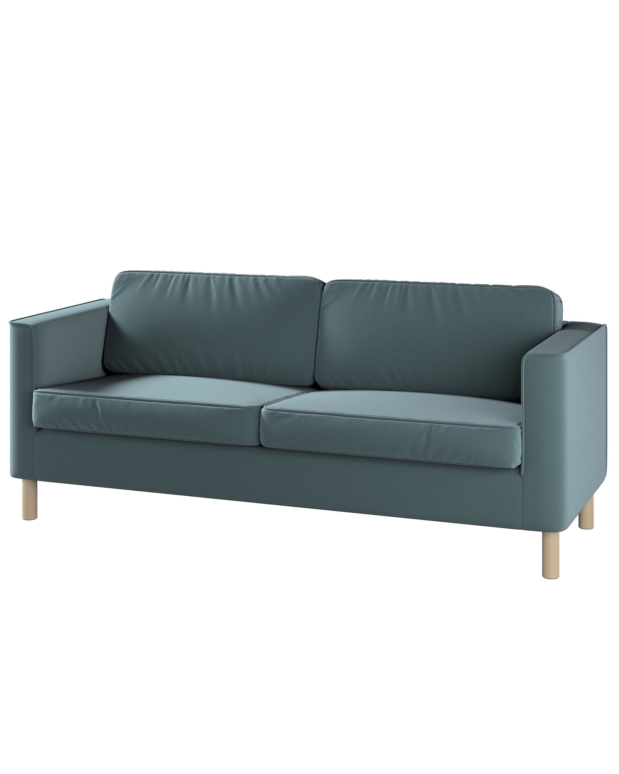 Bezug für Pärup 3-Sitzer Sofa Farbe grün Stoff samt