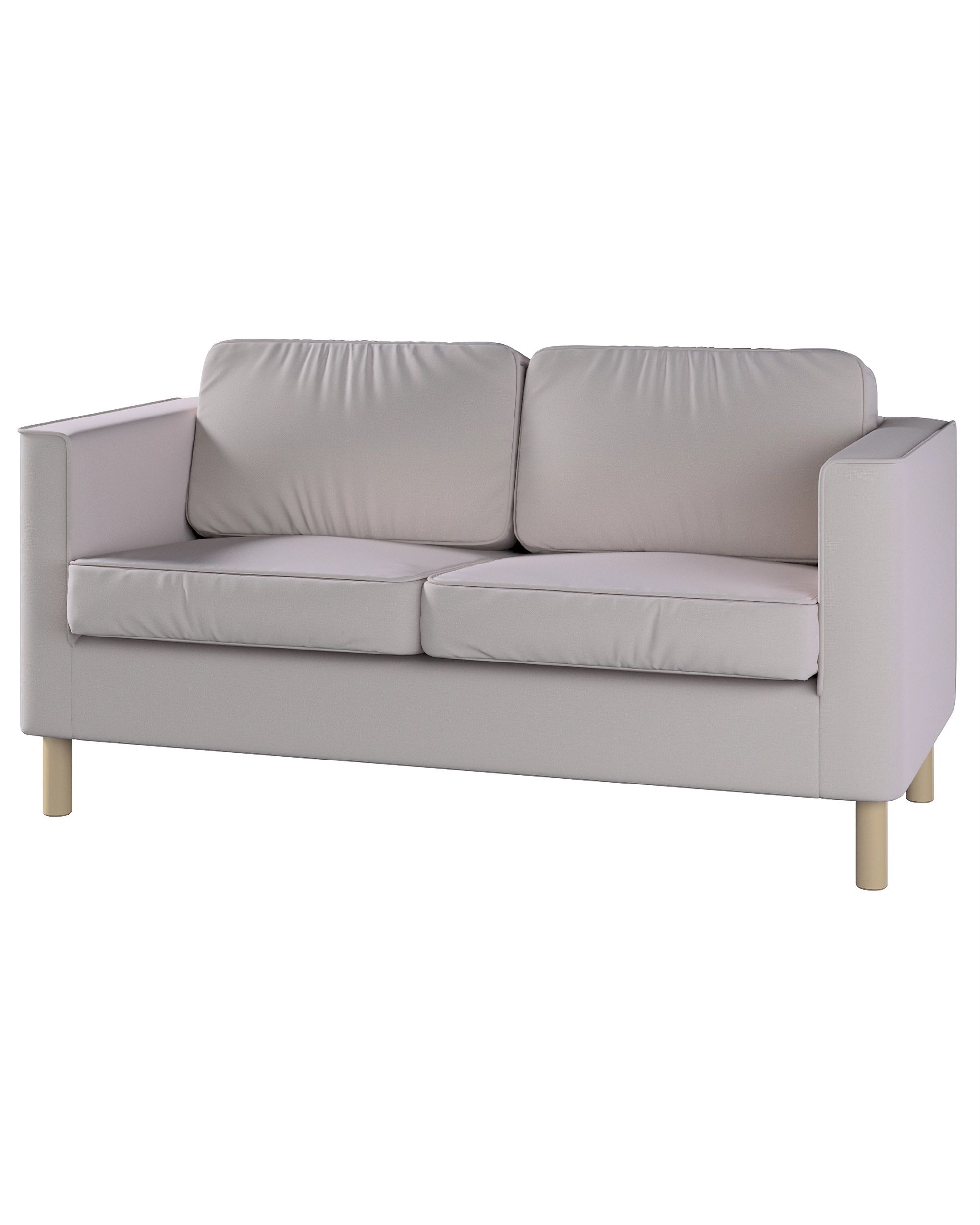 Bezug für Pärup 3-Sitzer Sofa Farbe beige Stoff samt
