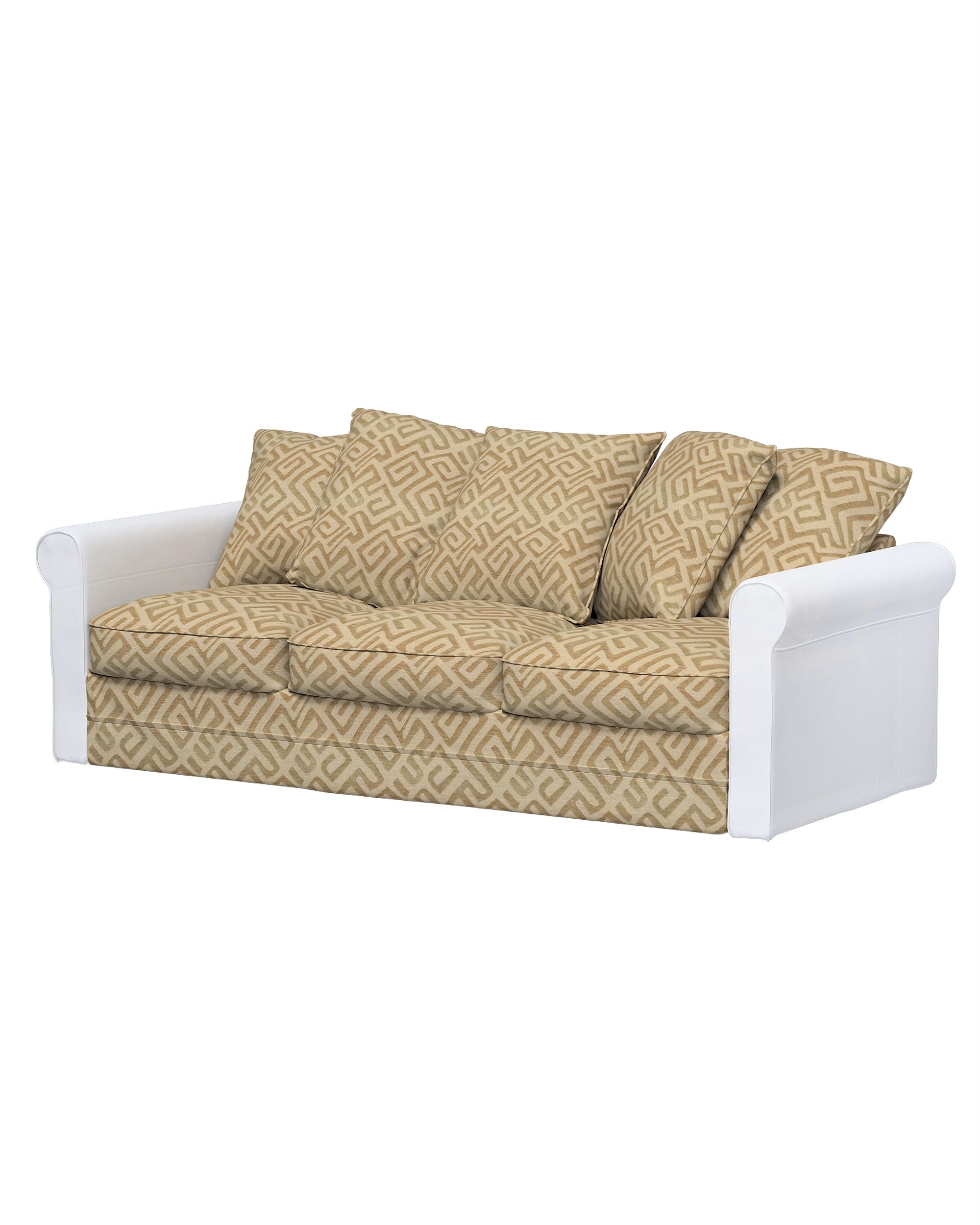 Bezug für Grönlid 3-Sitzer Sofaelement nicht ausklappbar Farbe beige Stoff strukturiert, gemustert