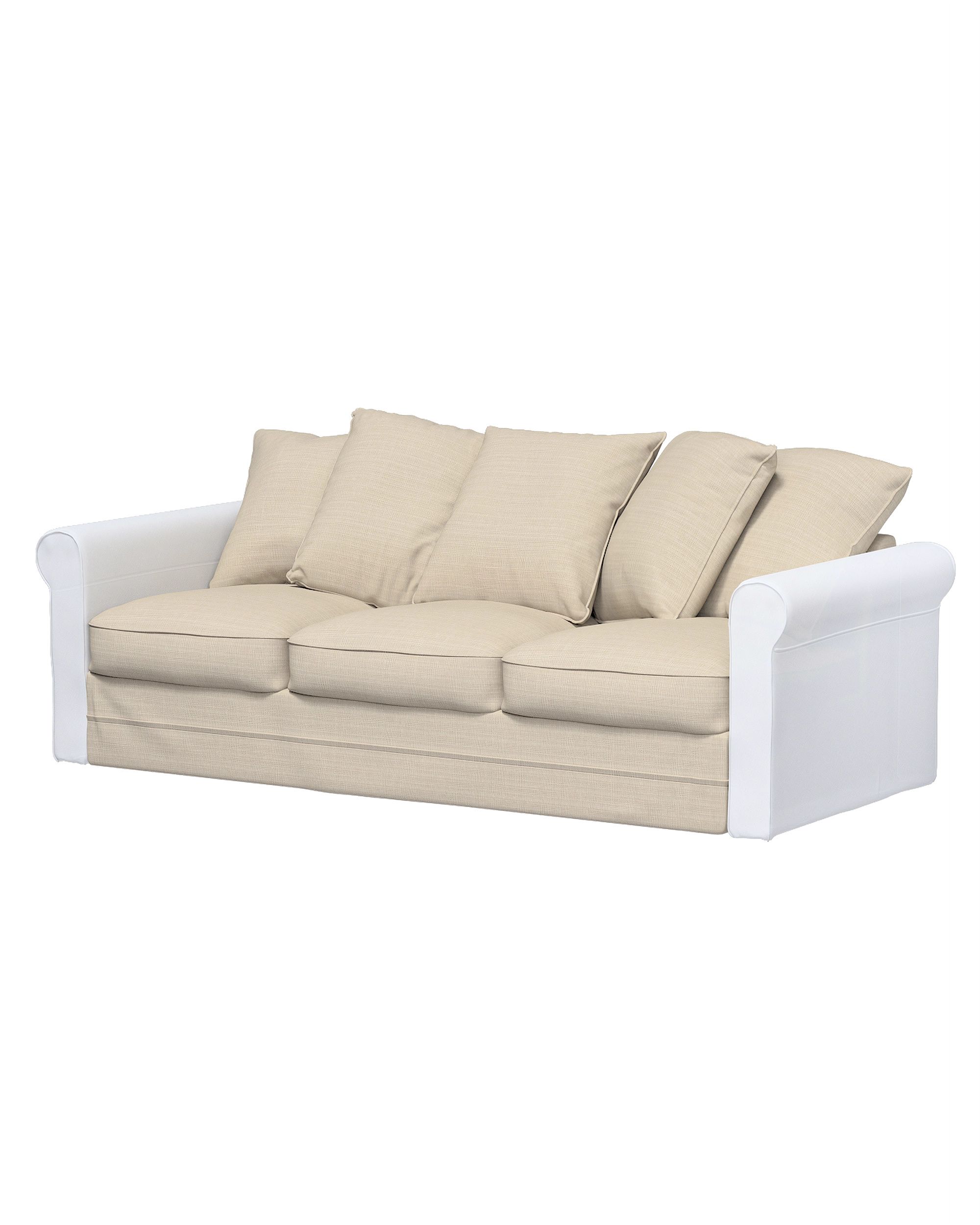 Bezug für Grönlid 3-Sitzer Sofaelement nicht ausklappbar Farbe beige Stoff strukturiert