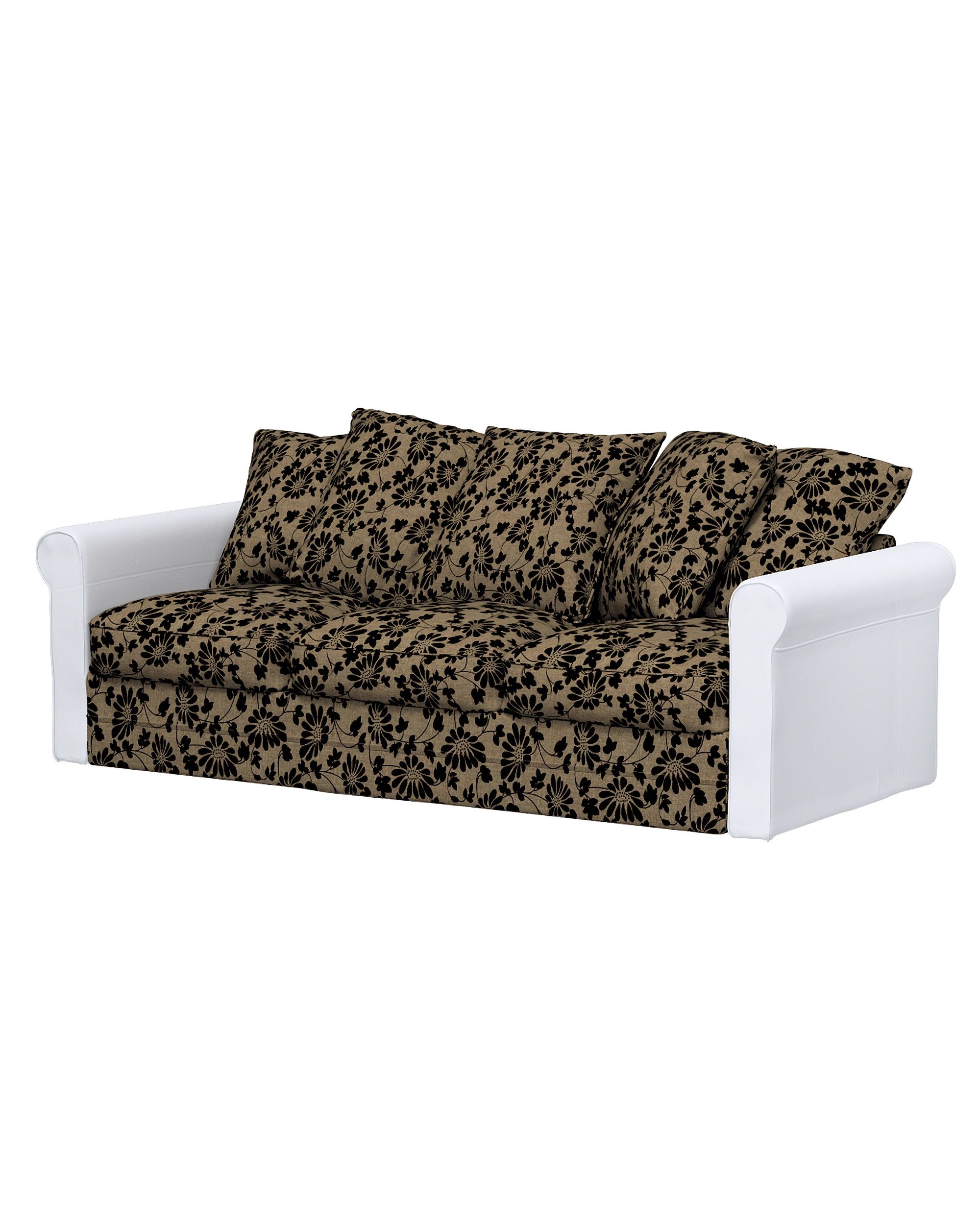 Bezug für Grönlid 3-Sitzer Sofaelement nicht ausklappbar Farbe beige Stoff strukturiert, gemustert