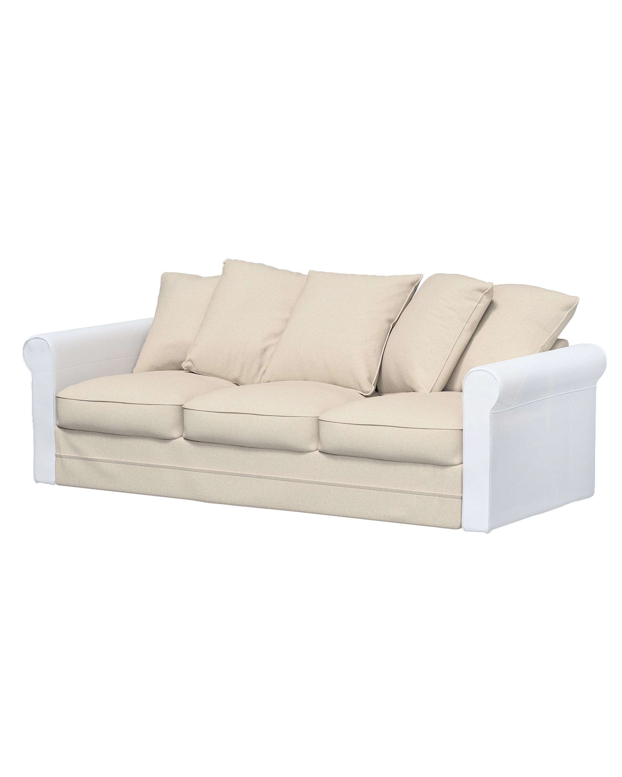 Bezug für Grönlid 3-Sitzer Sofaelement nicht ausklappbar Farbe beige Stoff strukturiert