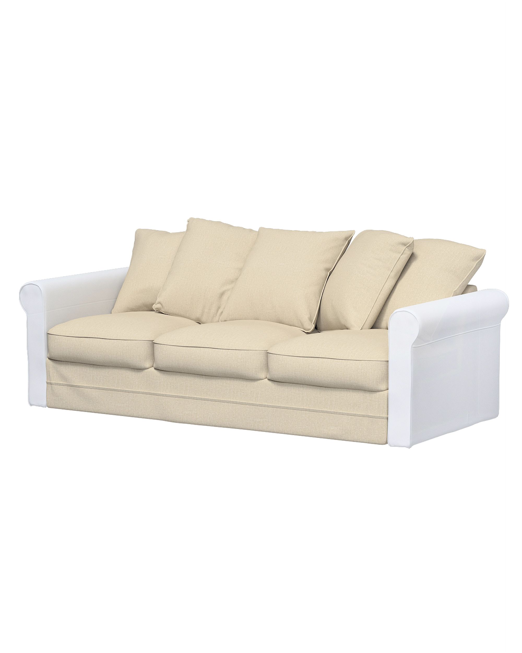 Bezug für Grönlid 3-Sitzer Sofaelement nicht ausklappbar Farbe beige Stoff strukturiert