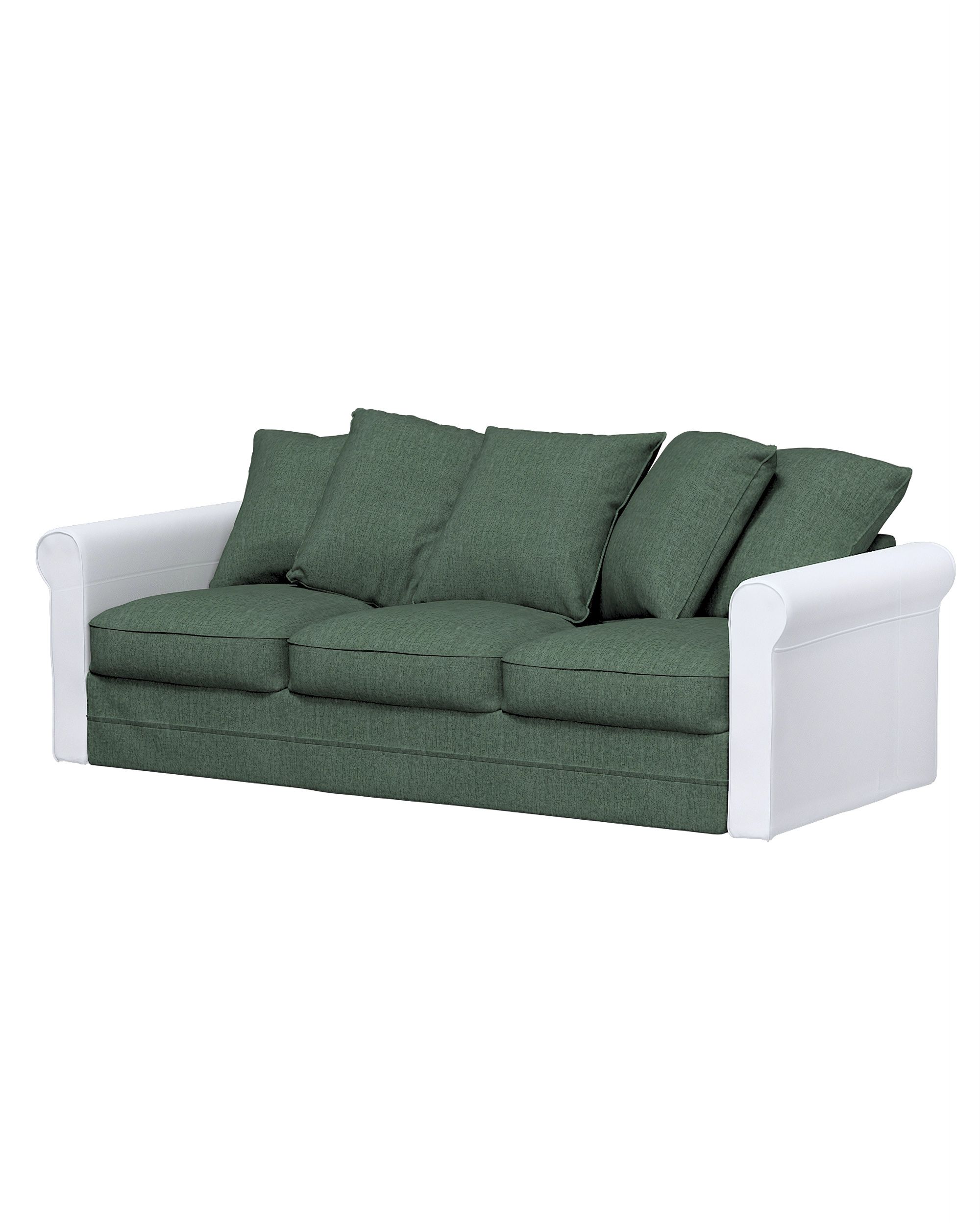Bezug für Grönlid 3-Sitzer Sofaelement nicht ausklappbar Farbe grün Stoff strukturiert