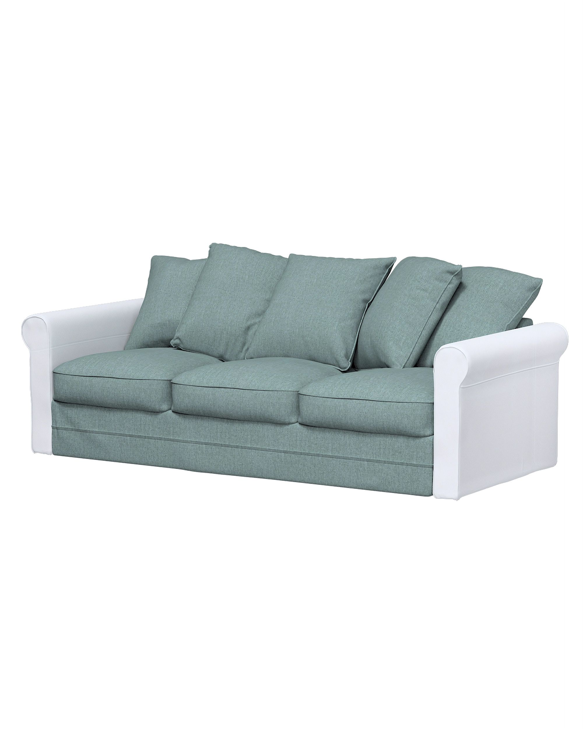 Bezug für Grönlid 3-Sitzer Sofaelement nicht ausklappbar Farbe blau Stoff strukturiert