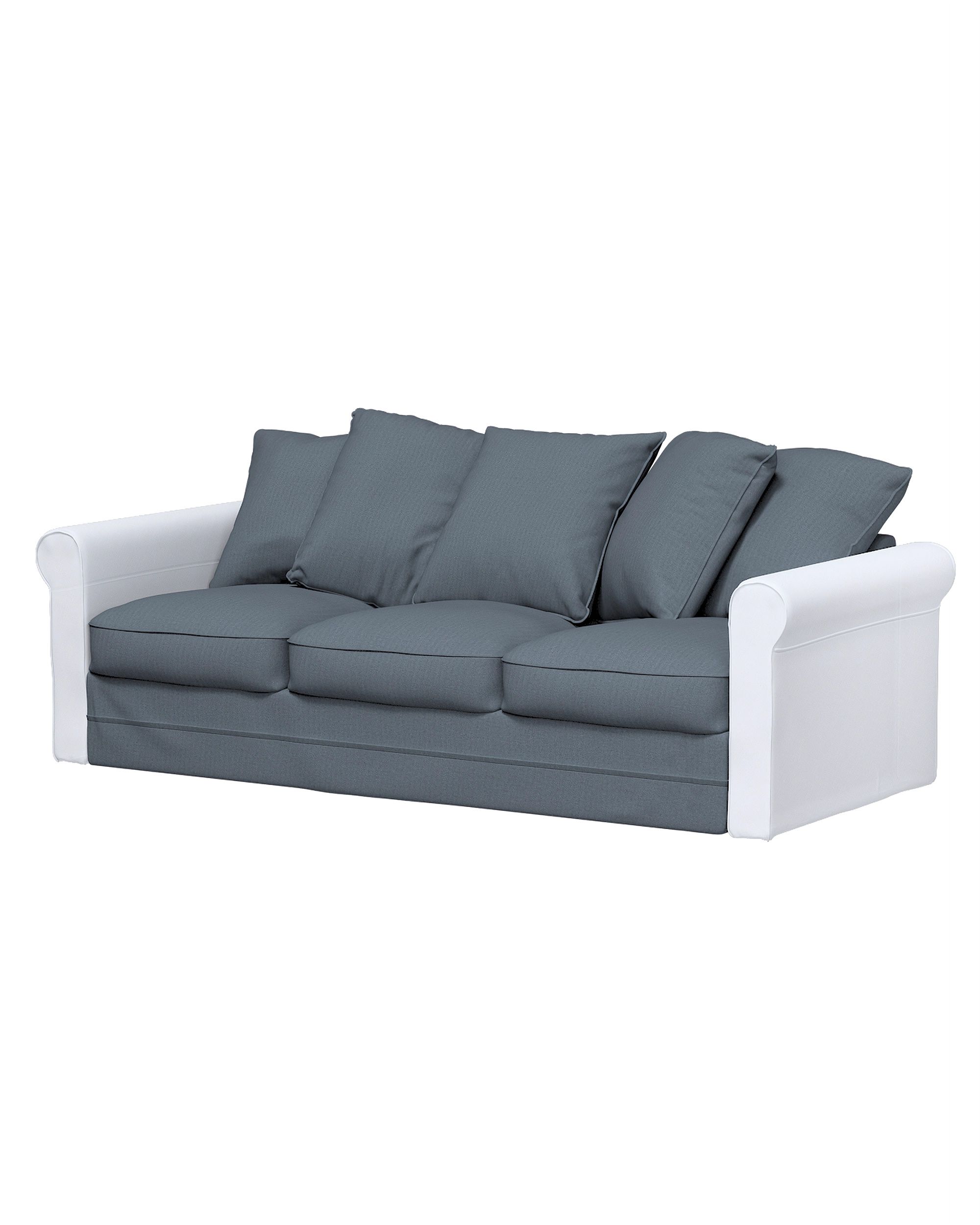 Bezug für Grönlid 3-Sitzer Sofaelement nicht ausklappbar Farbe blau Stoff strukturiert