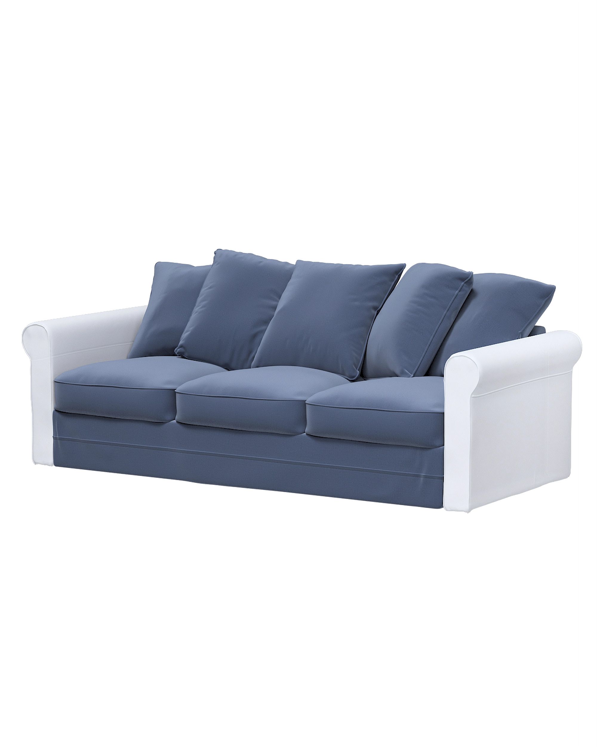 Bezug für Grönlid 3-Sitzer Sofaelement nicht ausklappbar Farbe dunkelblau Stoff samt