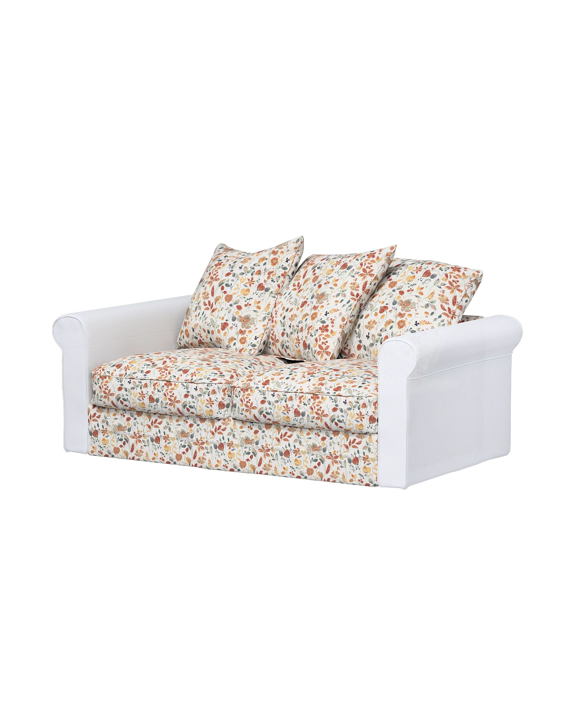 Bezug für Grönlid 2-Sitzer Sofaelement Farbe orange Stoff strukturiert, gemustert