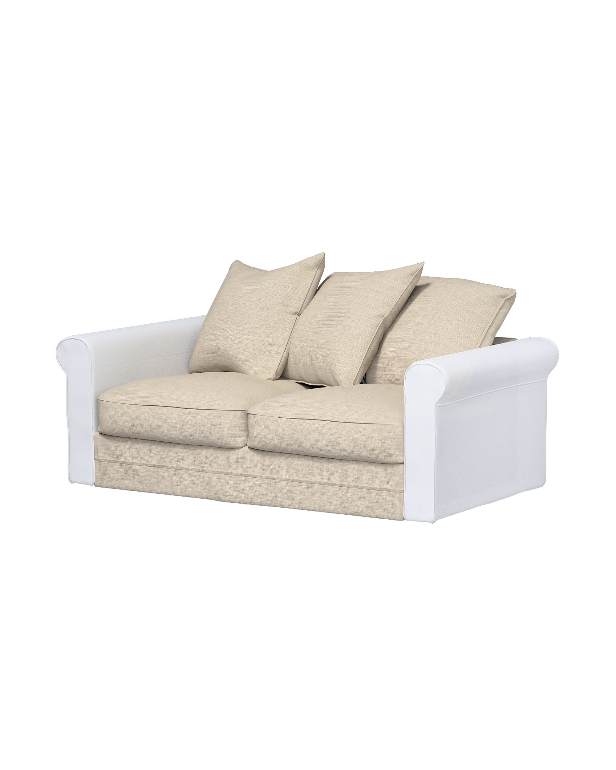 Bezug für Grönlid 2-Sitzer Sofaelement Farbe beige Stoff strukturiert