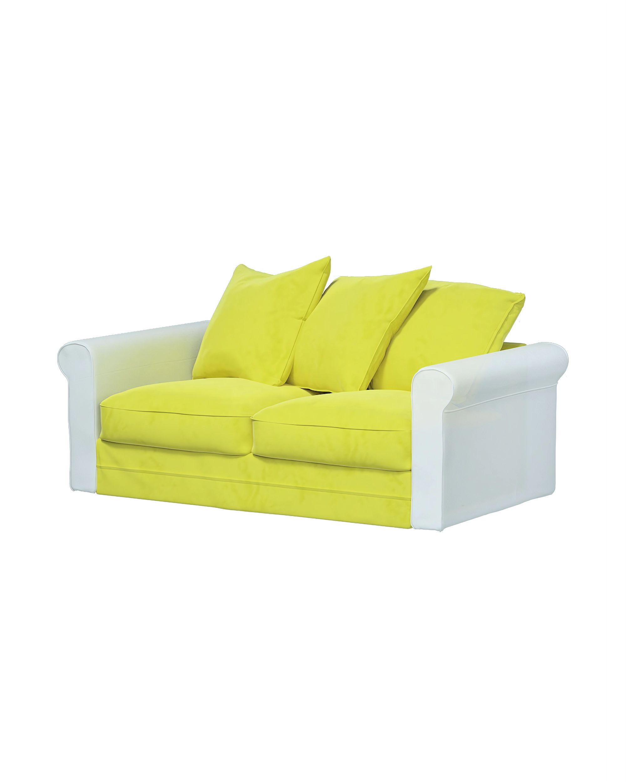 Bezug für Grönlid 2-Sitzer Sofaelement Farbe grün Stoff glänzend, samt