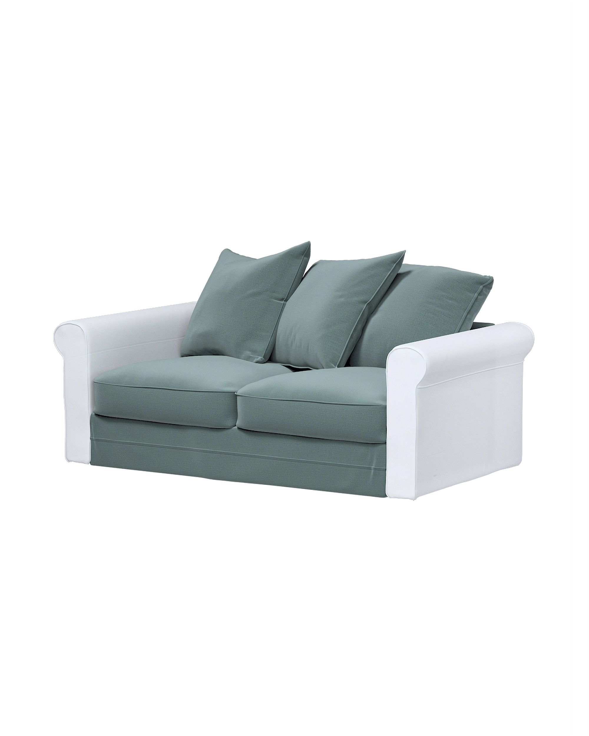 Bezug für Grönlid 2-Sitzer Sofaelement Farbe grün Stoff samt