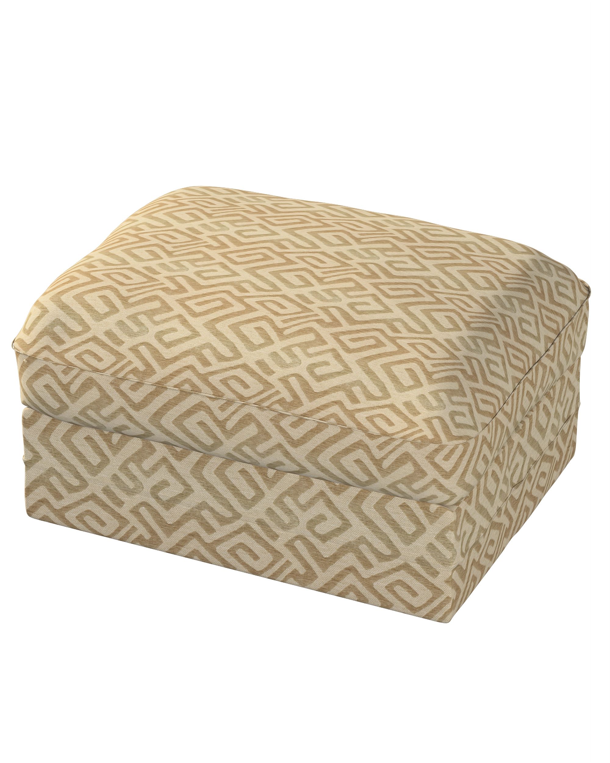 Bezug für Grönlid Hocker Farbe beige Stoff strukturiert, gemustert