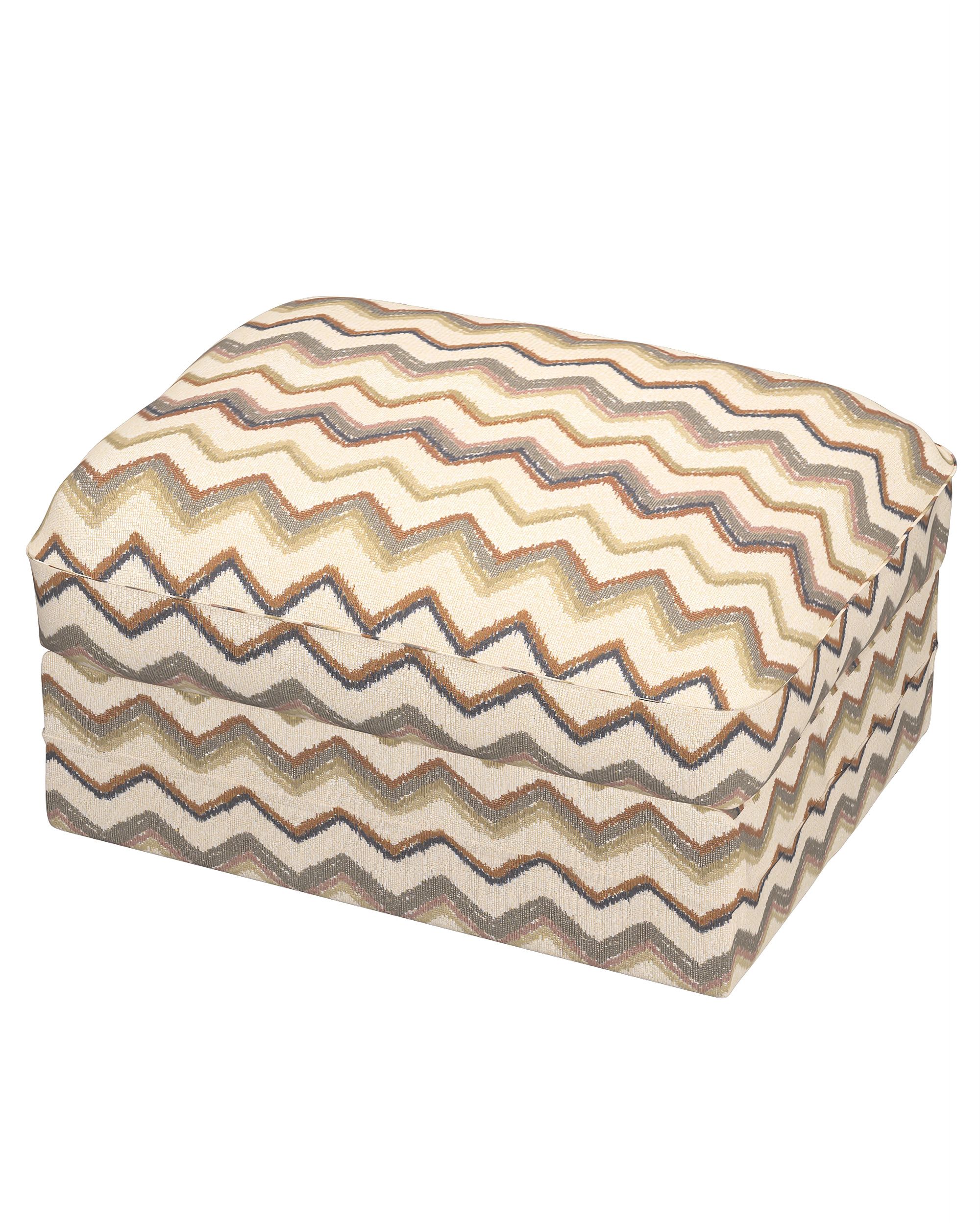 Bezug für Grönlid Hocker Farbe beige Stoff strukturiert, gemustert