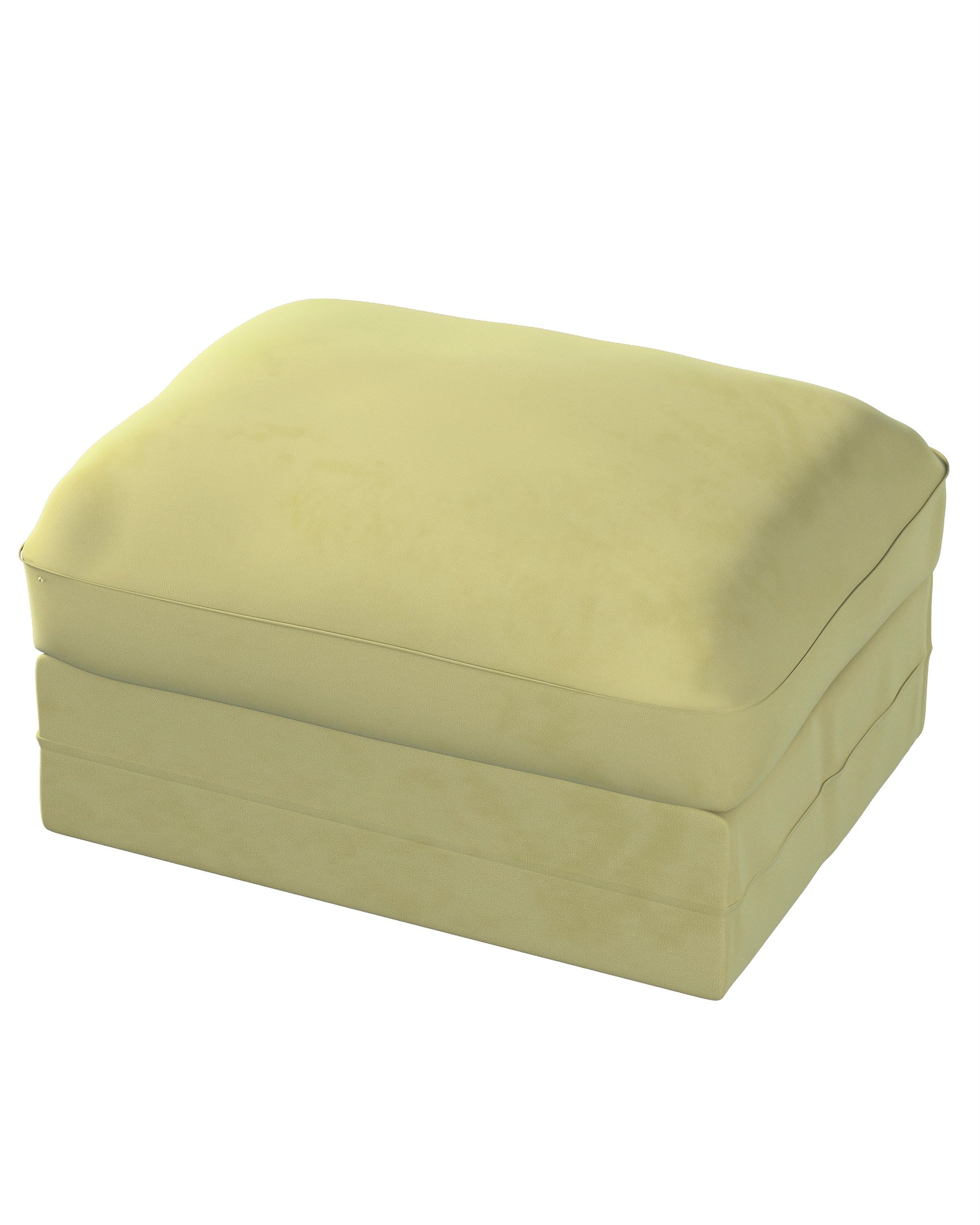 Bezug für Grönlid Hocker Farbe grün Stoff glänzend, samt