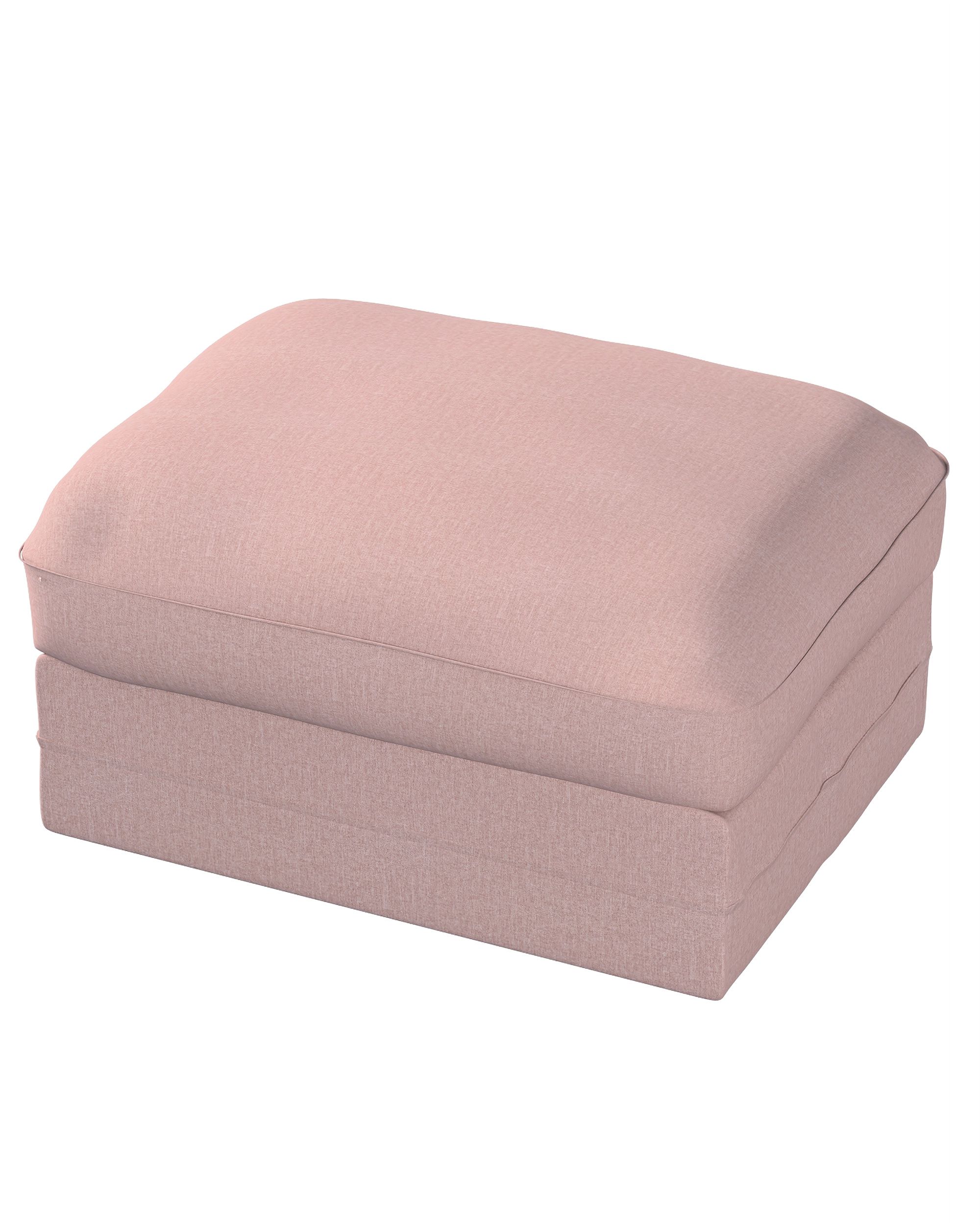 Bezug für Grönlid Hocker Farbe rosa Stoff strukturiert