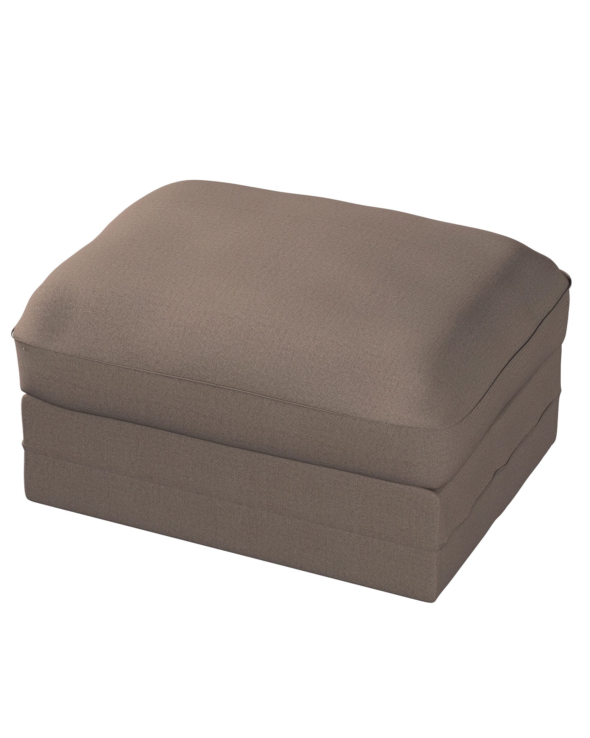 Bezug für Grönlid Hocker Farbe braun Stoff strukturiert