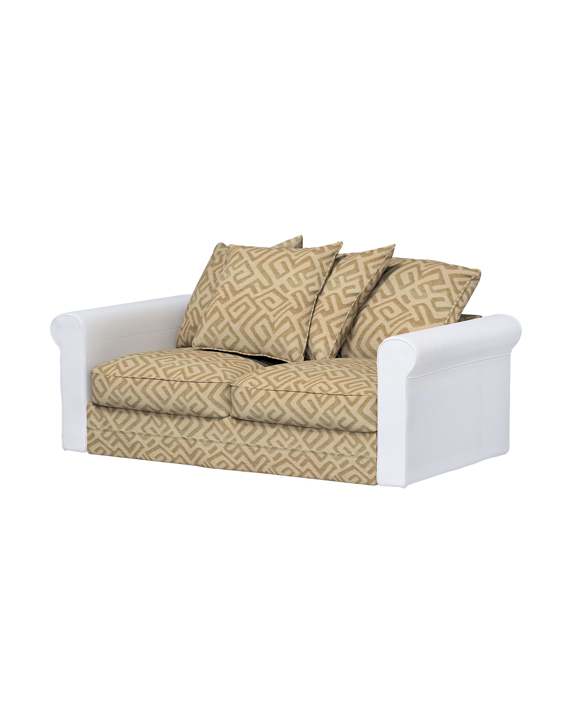 Bezug für Grönlid 2-Sitzer Bettsofaelement Farbe beige Stoff strukturiert, gemustert