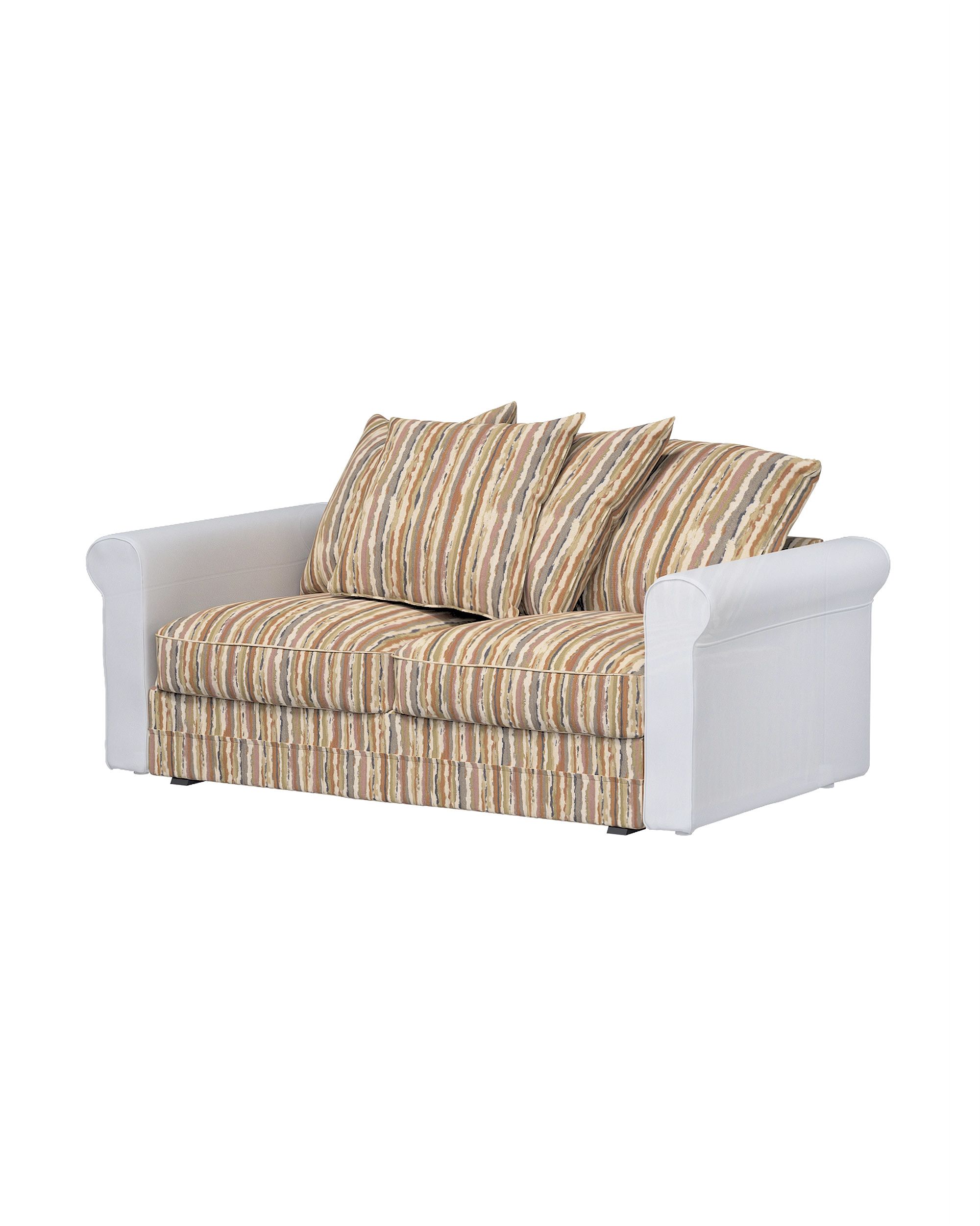 Bezug für Grönlid 2-Sitzer Bettsofaelement Farbe beige Stoff strukturiert, gemustert