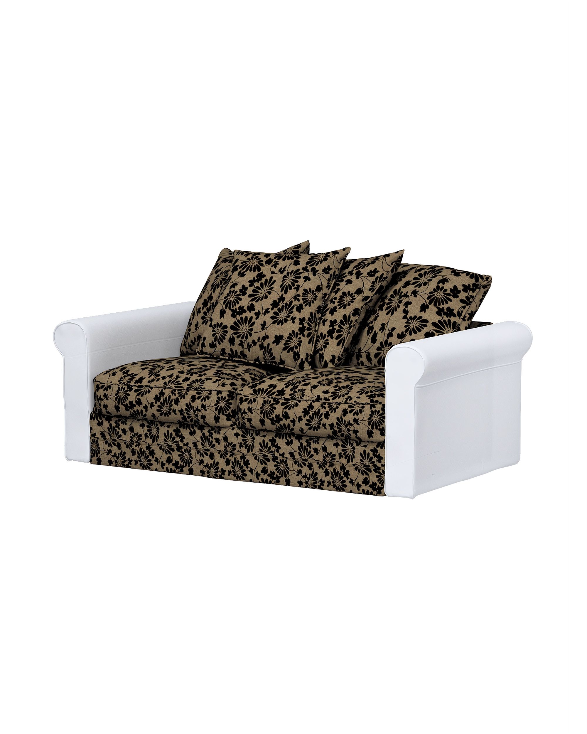 Bezug für Grönlid 2-Sitzer Bettsofaelement Farbe beige Stoff strukturiert, gemustert