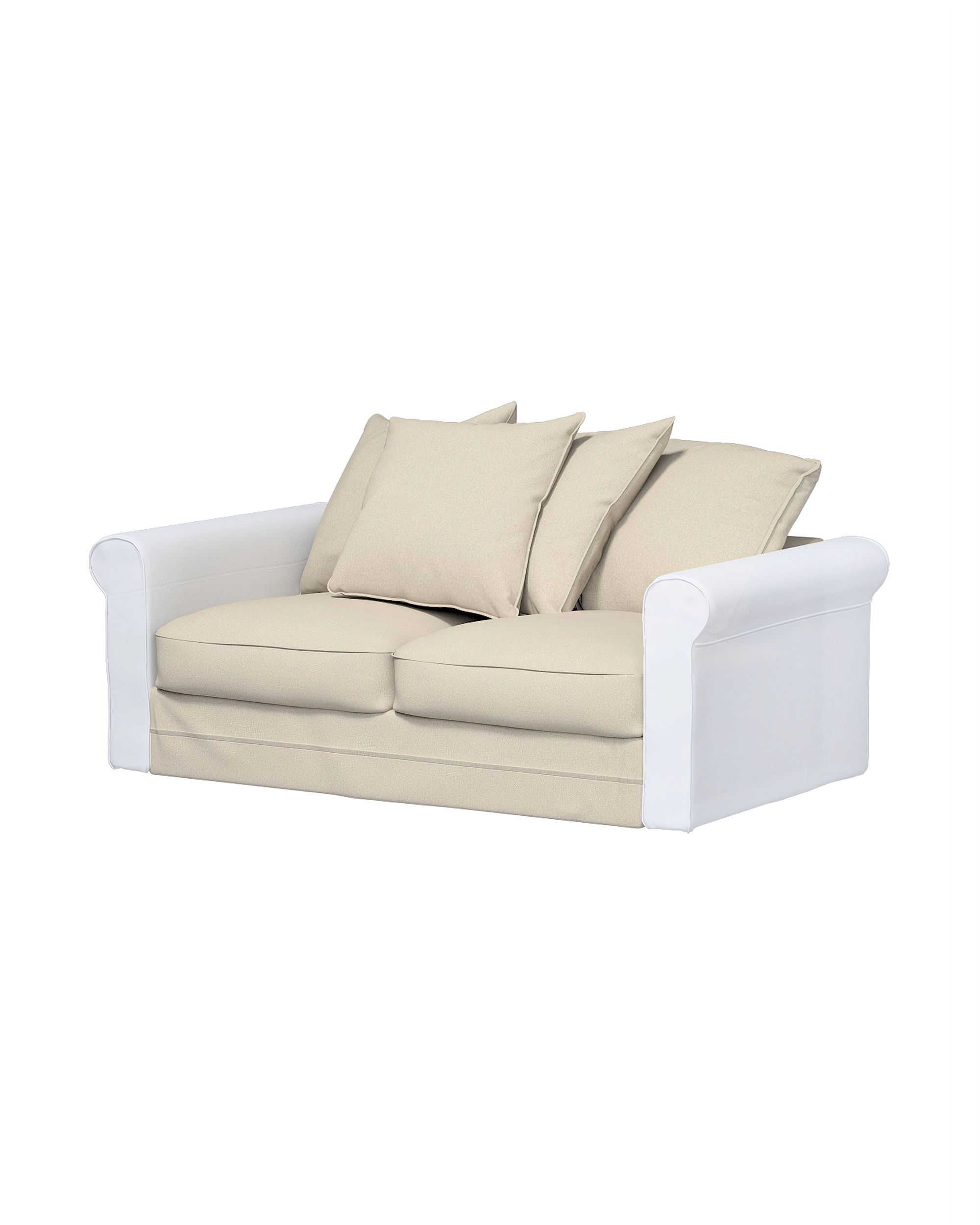 Bezug für Grönlid 2-Sitzer Bettsofaelement Farbe beige Stoff strukturiert