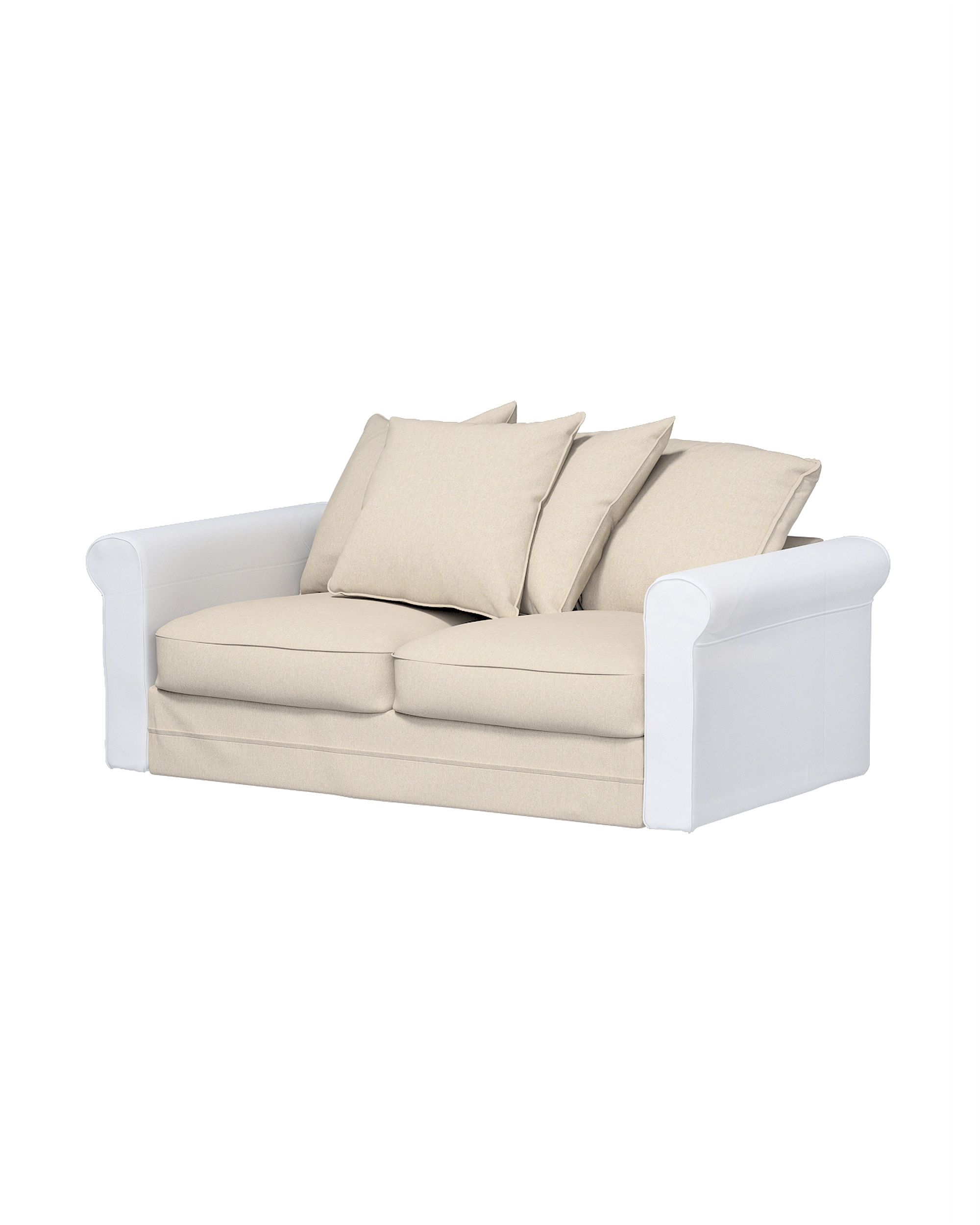 Bezug für Grönlid 2-Sitzer Bettsofaelement Farbe beige Stoff strukturiert
