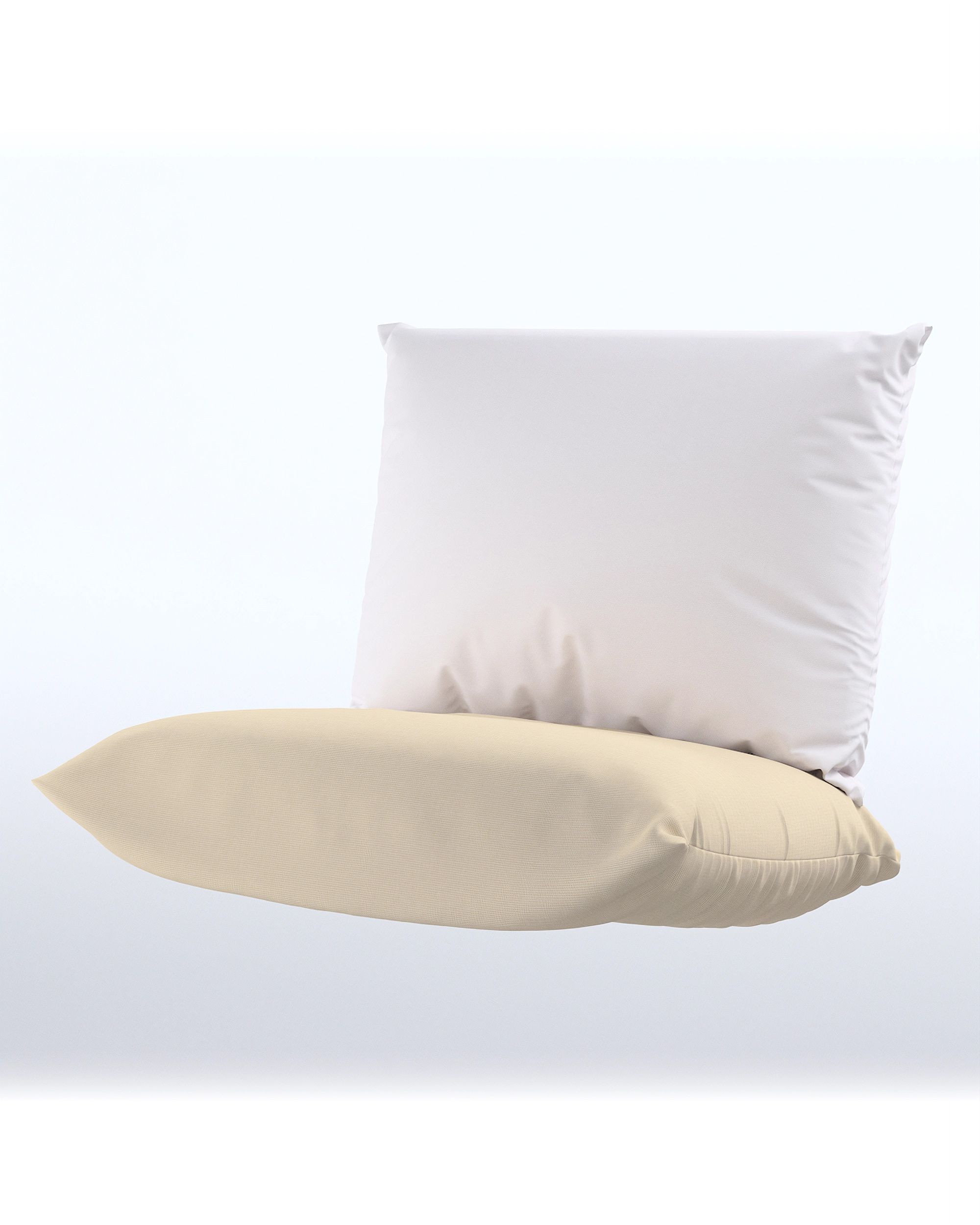 Bezug für Sitzkissen Havsten 87x82cm Farbe beige Stoff outdoor, strukturiert