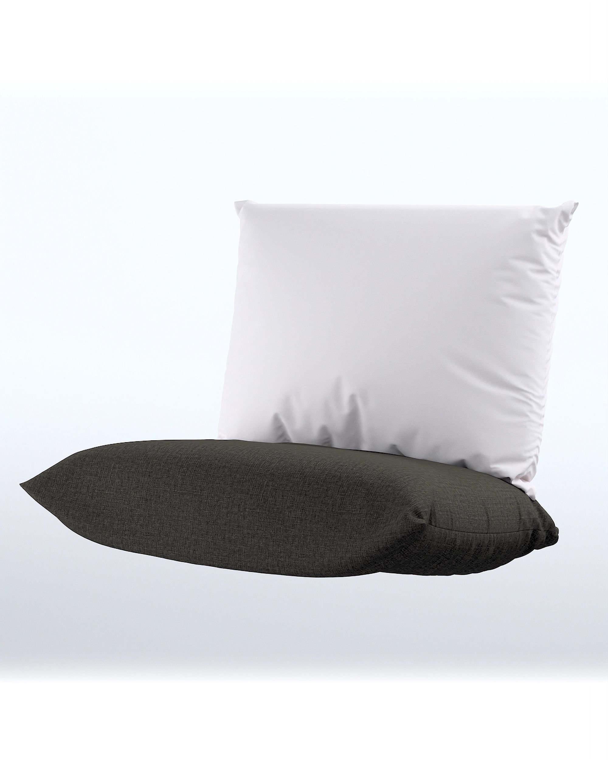 Bezug für Sitzkissen Havsten 87x82cm Farbe braun Stoff outdoor, strukturiert