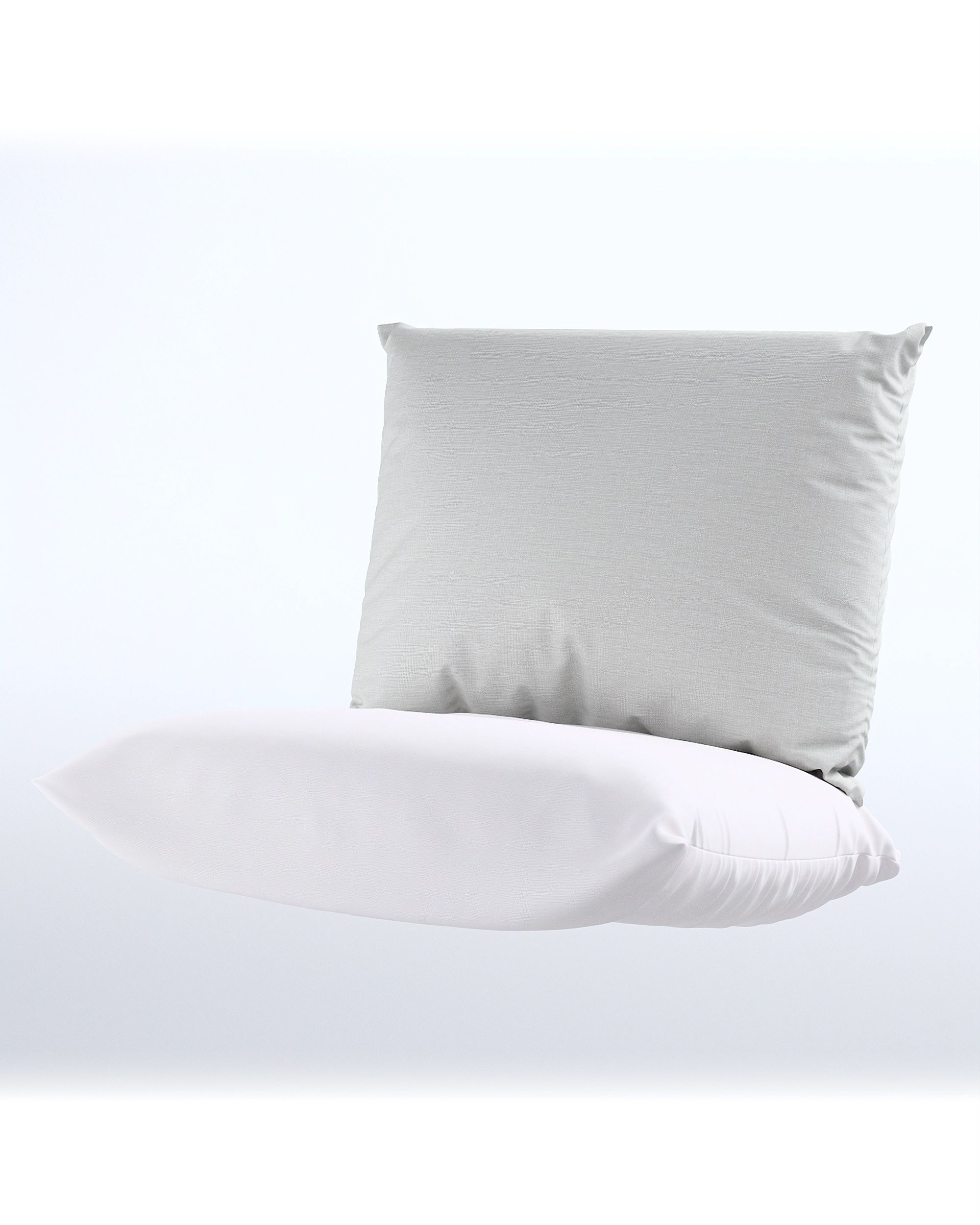 Bezug für Rückenkissen Havsten 57x80cm Farbe grau Stoff outdoor, strukturiert