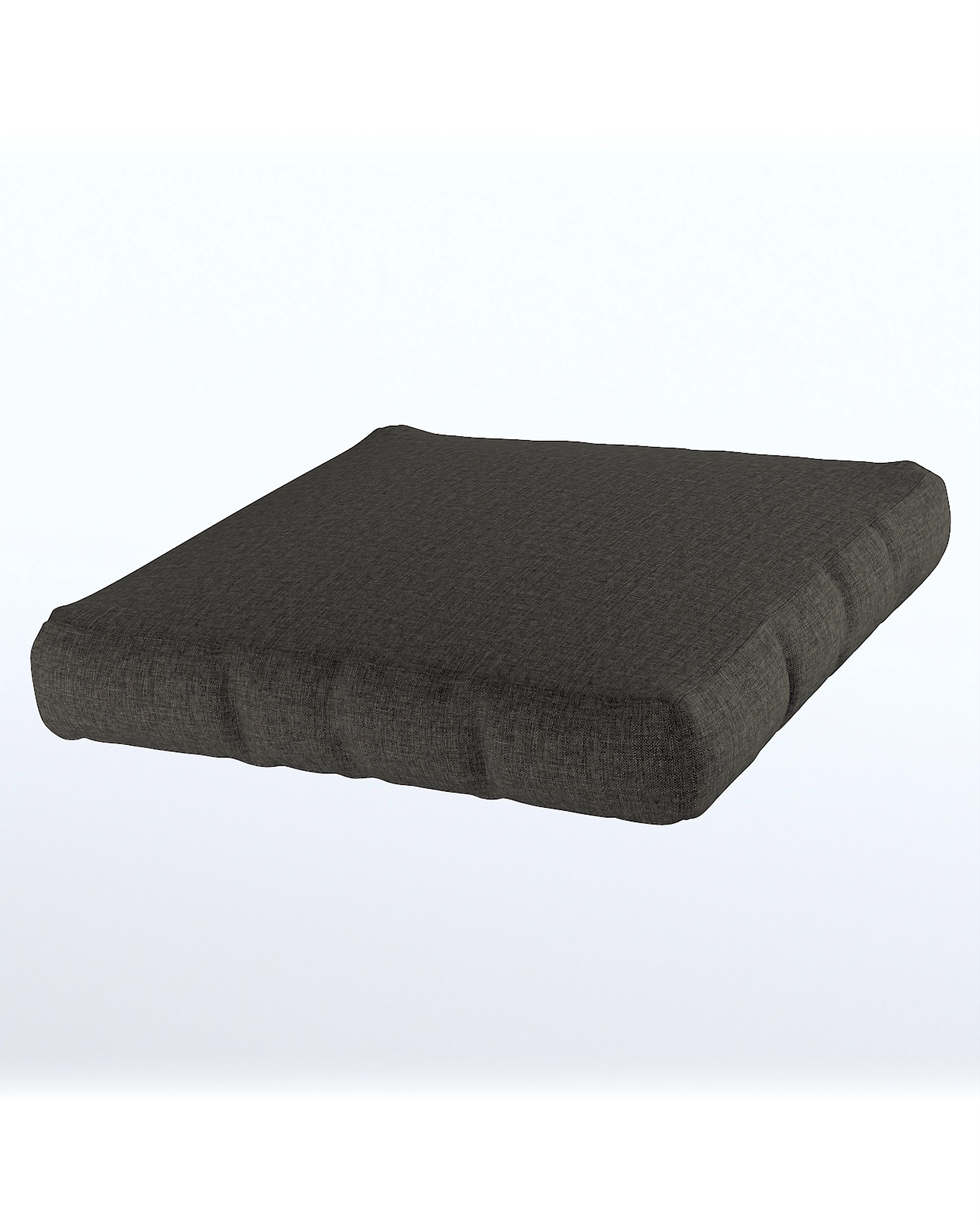 Bezug für Sitzkissen Duvholmen 62 x 62 cm (passend zu BONDHOLMEN, SOLLERÖN, NÄMMARÖ, SEGERÖN) (BONDHOLMEN, SOLLERÖN, NÄMMARÖ, SEGRON) Farbe braun Stoff outdoor, strukturiert