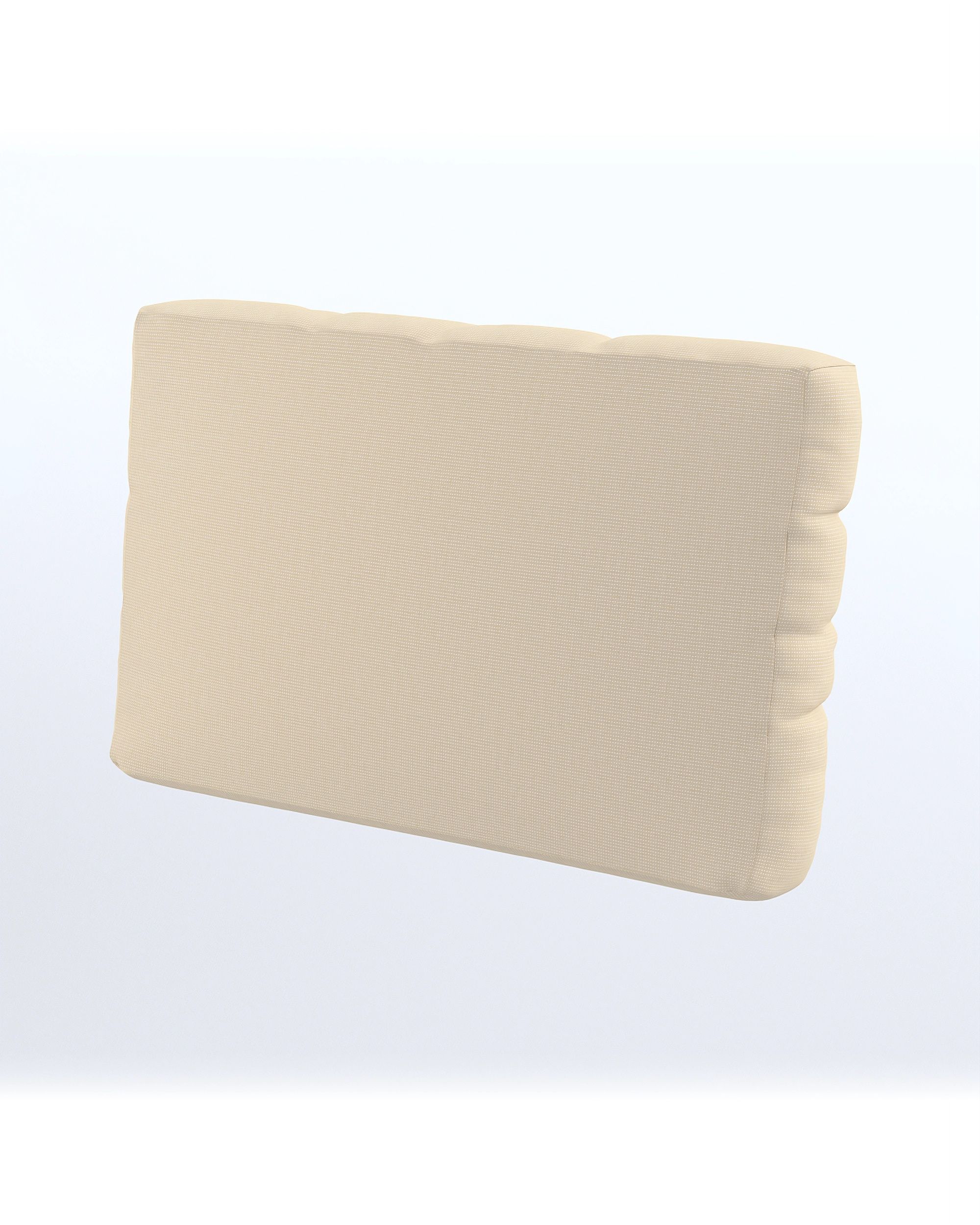 Bezug für Rückenkissen Duvholmen 62 x 44 cm (passend zu BONDHOLMEN, SOLLERÖN, NÄMMARÖ, SEGERÖN) Farbe beige Stoff outdoor, strukturiert