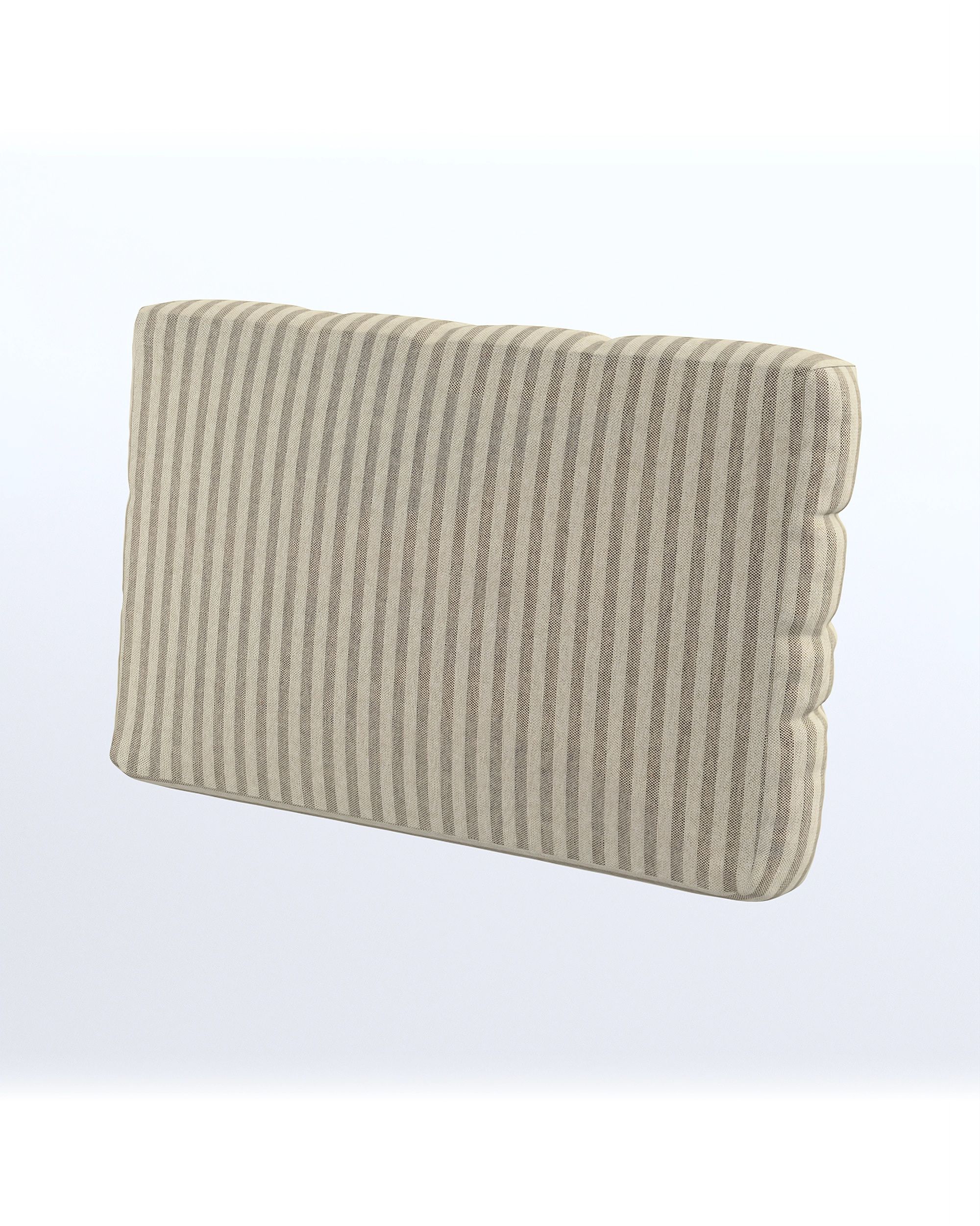 Bezug für Rückenkissen Duvholmen 62 x 44 cm (passend zu BONDHOLMEN, SOLLERÖN, NÄMMARÖ, SEGERÖN) Farbe beige Stoff outdoor, strukturiert, gemustert