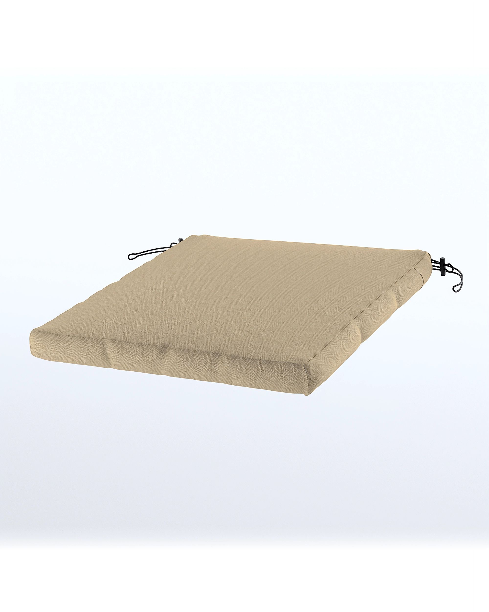 Bezug für Sitzkissen Duvholmen 50x50 cm (NÄMMARÖ, BONDHOLMEN) Farbe beige Stoff outdoor, strukturiert
