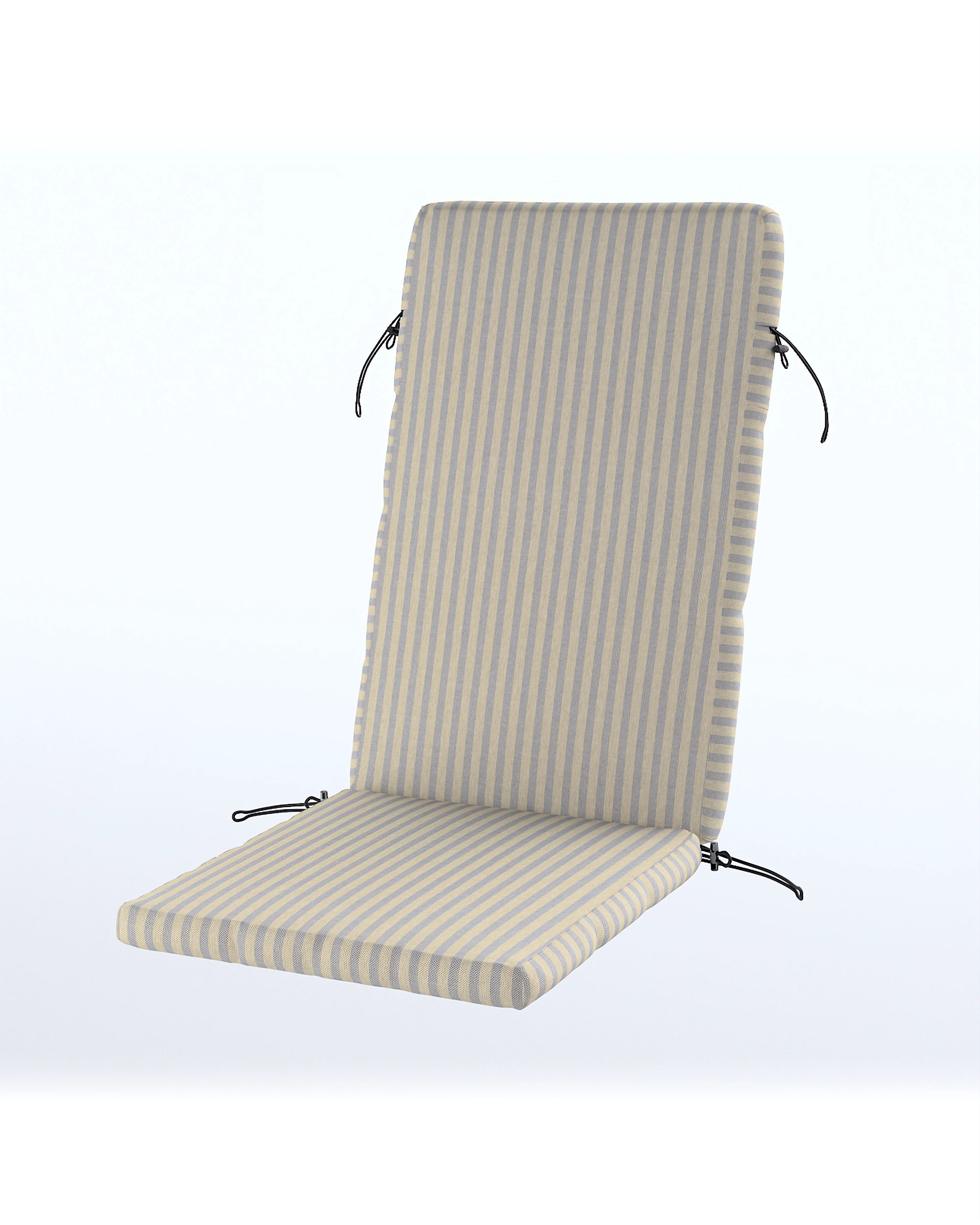 Bezug für Duvholmen Sitzpolster 116x45 (passend zu BONDHOLMEN, NÄMMARÖ, SJÄLLAND) Farbe beige Stoff outdoor, strukturiert, gemustert
