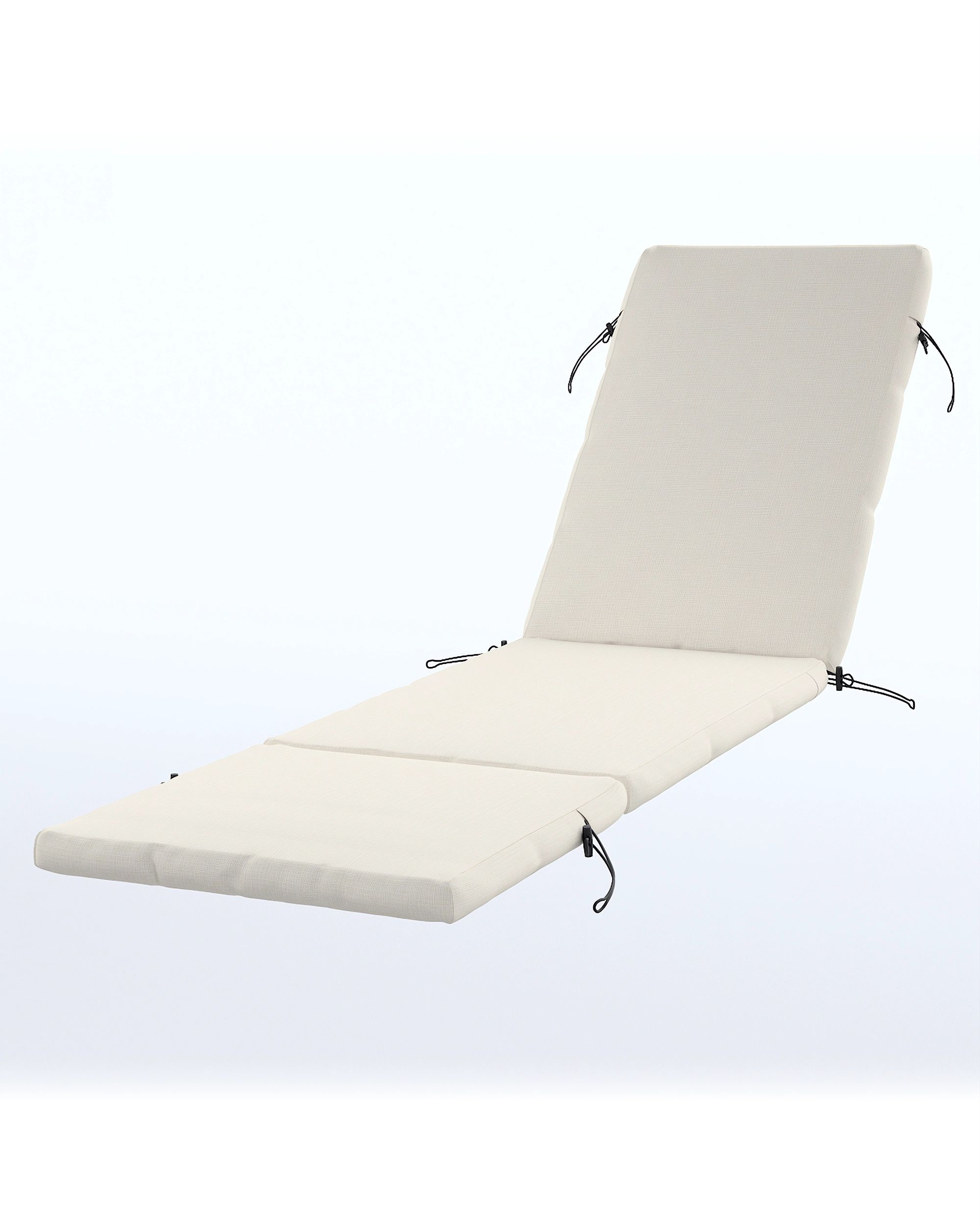Bezug für Duvholmen Sitzpolster 190x60 cm (passend zu NÄMMARÖ, SEGERÖN) Farbe creme Stoff outdoor, strukturiert