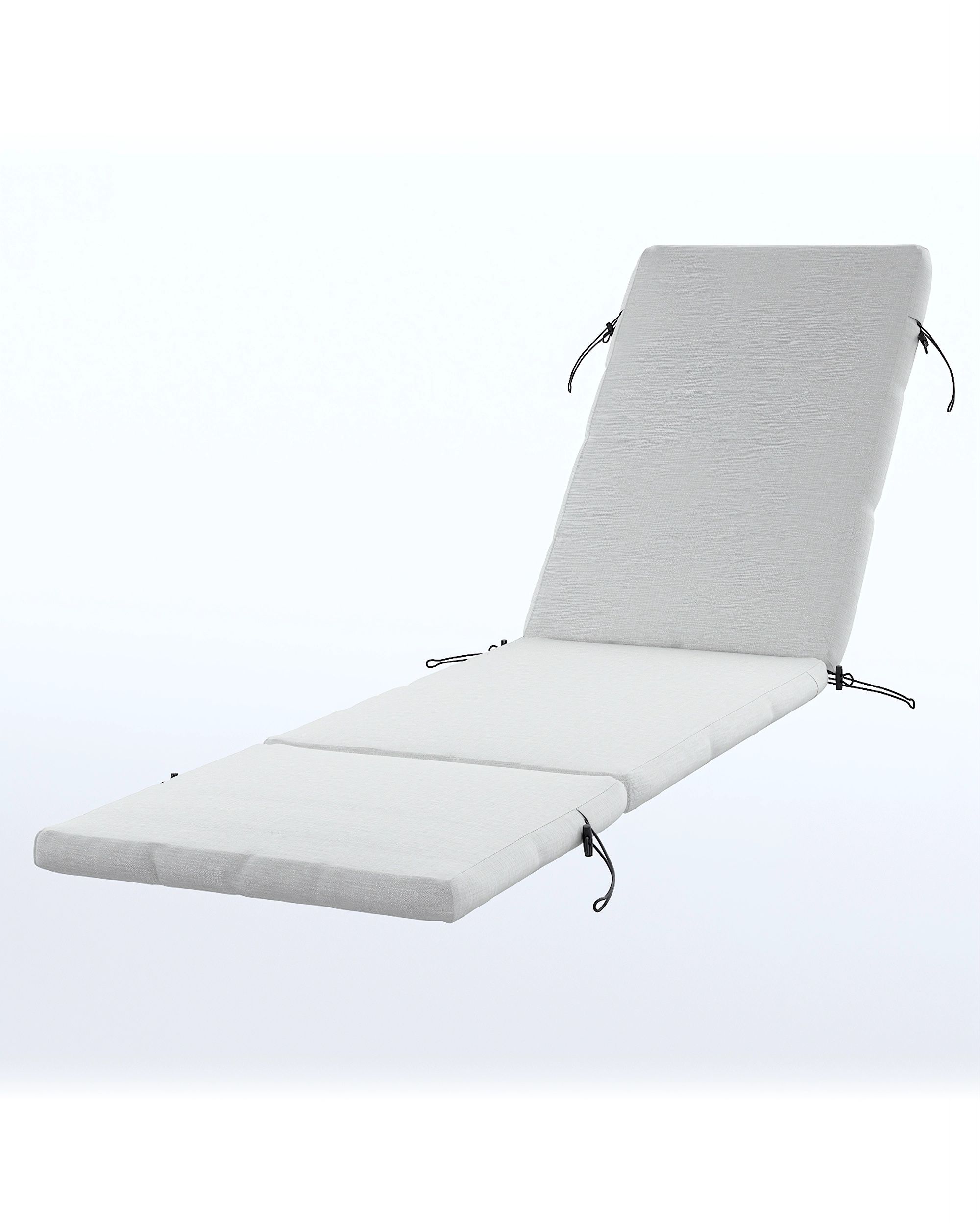 Bezug für Duvholmen Sitzpolster 190x60 cm (passend zu NÄMMARÖ, SEGERÖN) Farbe grau Stoff outdoor, strukturiert